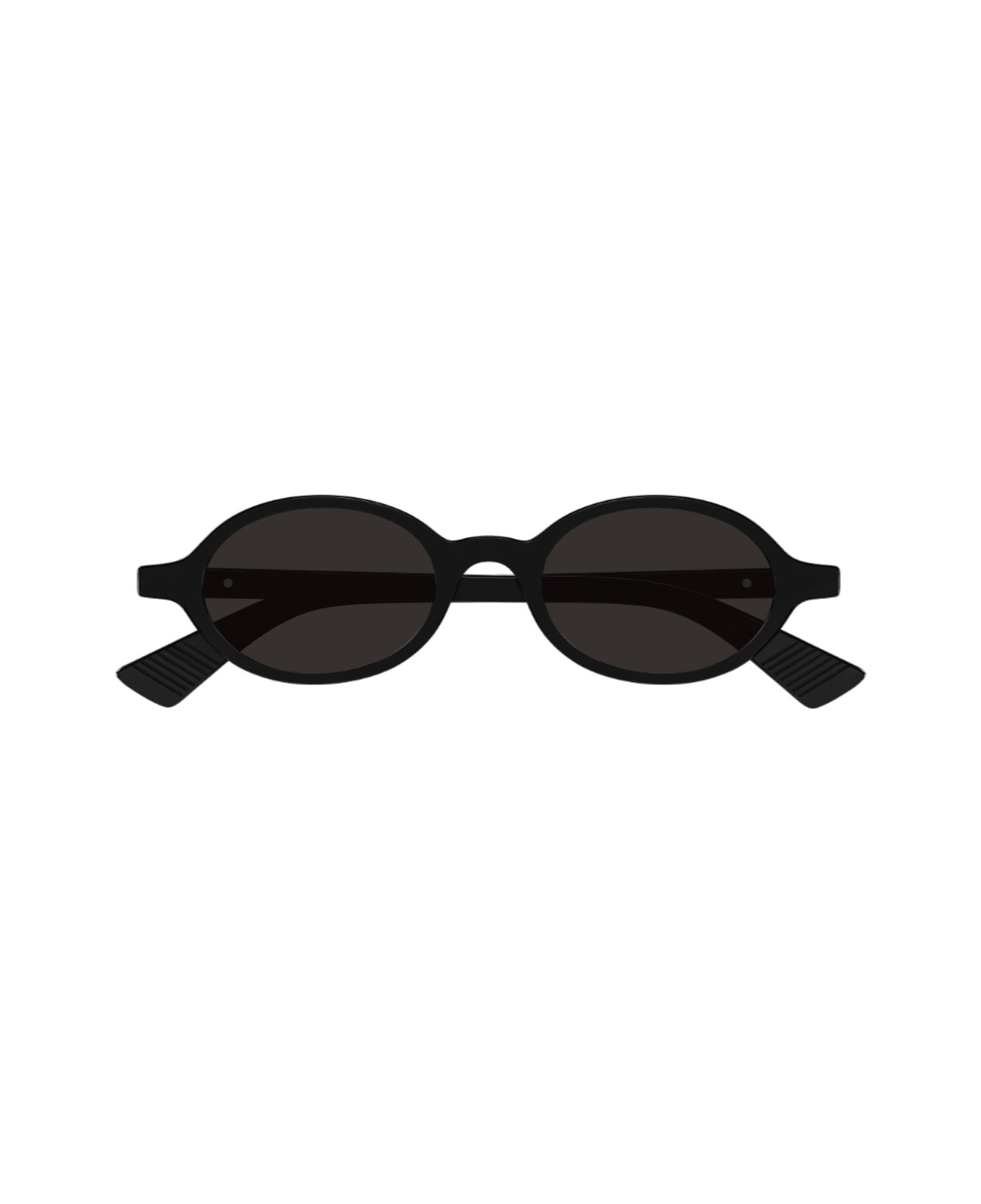 Bottega Veneta Eyewear Bottega Veneta Bv1388s Linea Ribbon 001 Black Grey Sunglasses - Nero