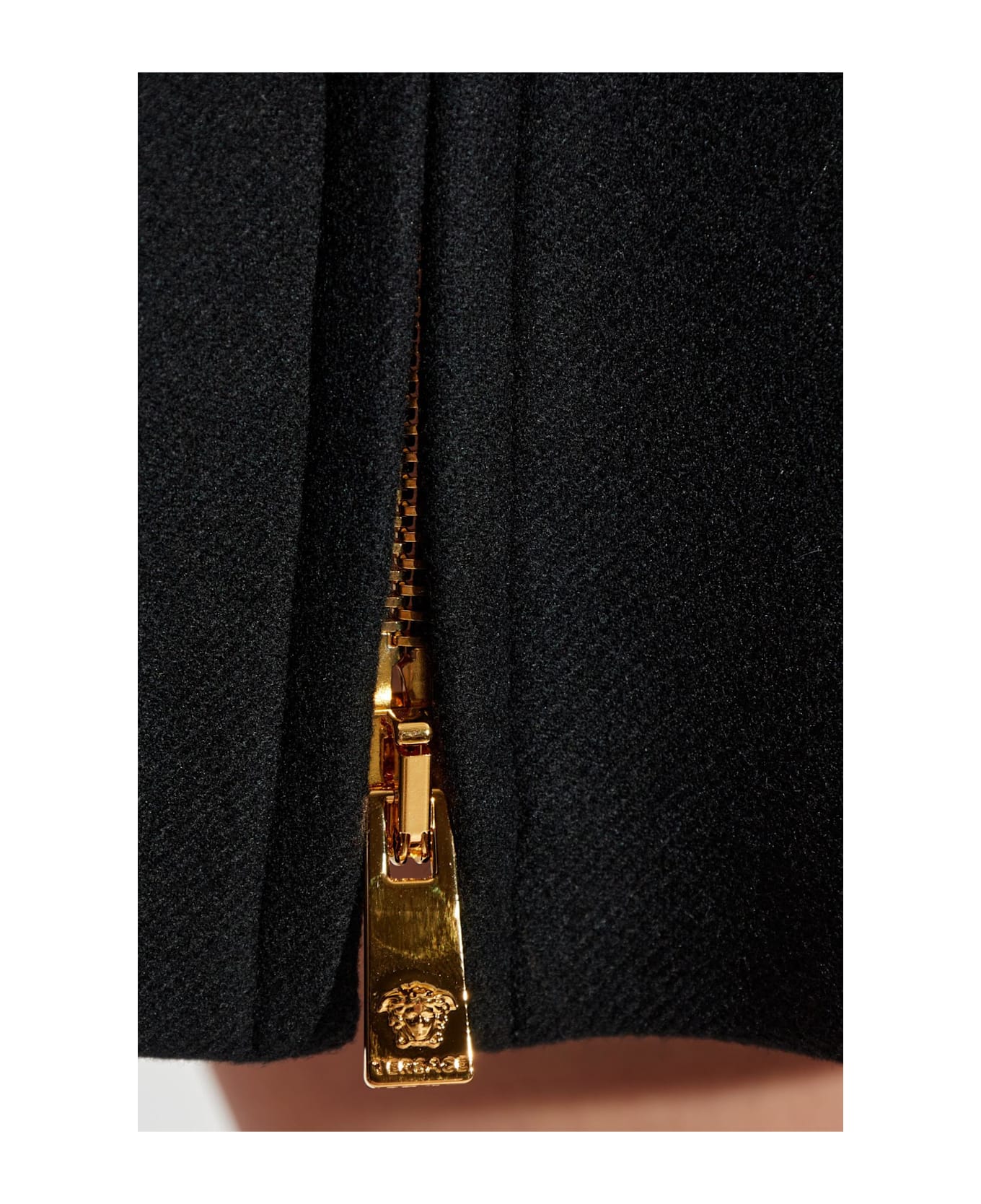 Versace Wool Coat - BLACK