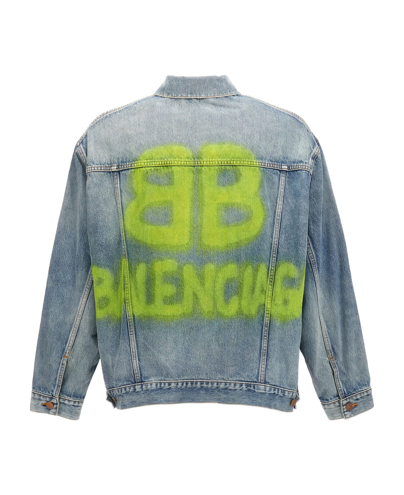 Balenciaga Oversized Denim Jacket - Blue ジャケット