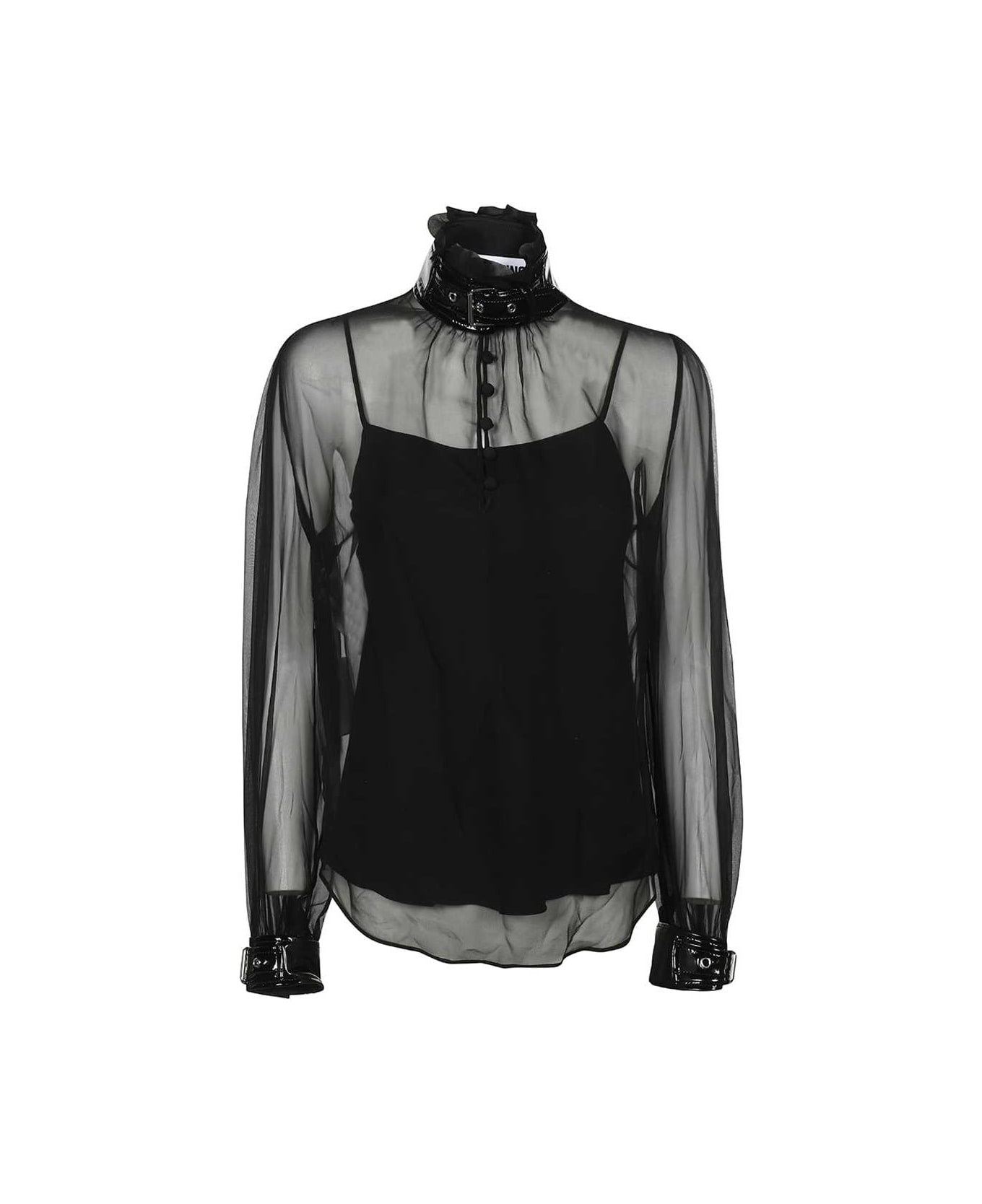 Moschino Silk Blouse - black
