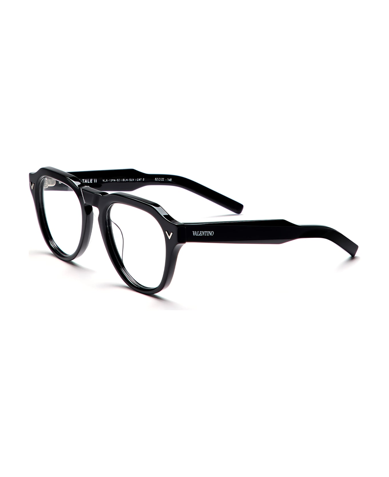 Valentino Eyewear V-tale-ii - Black Rx Glasses - blk  slv