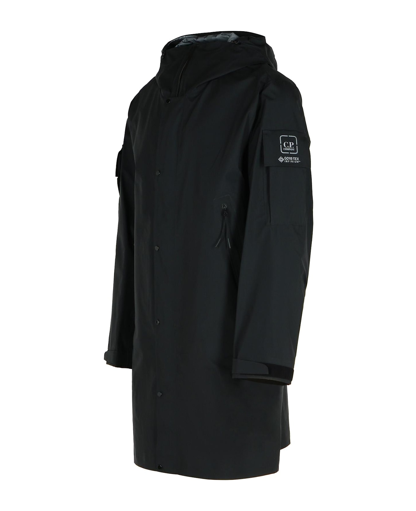 C.P. Company Black Gore-tex Parka - Black