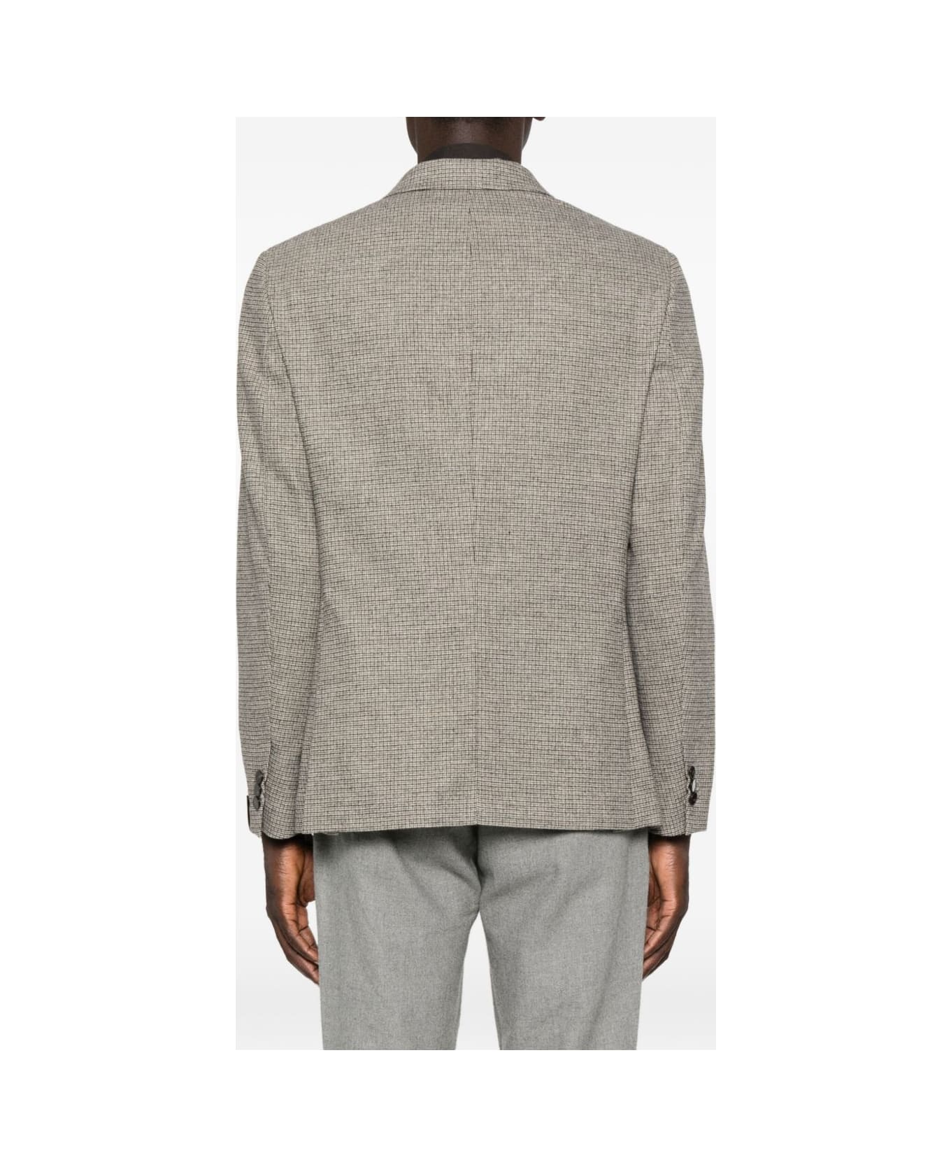 Paolo Pecora Double-breasted Wool Jacket - Beige