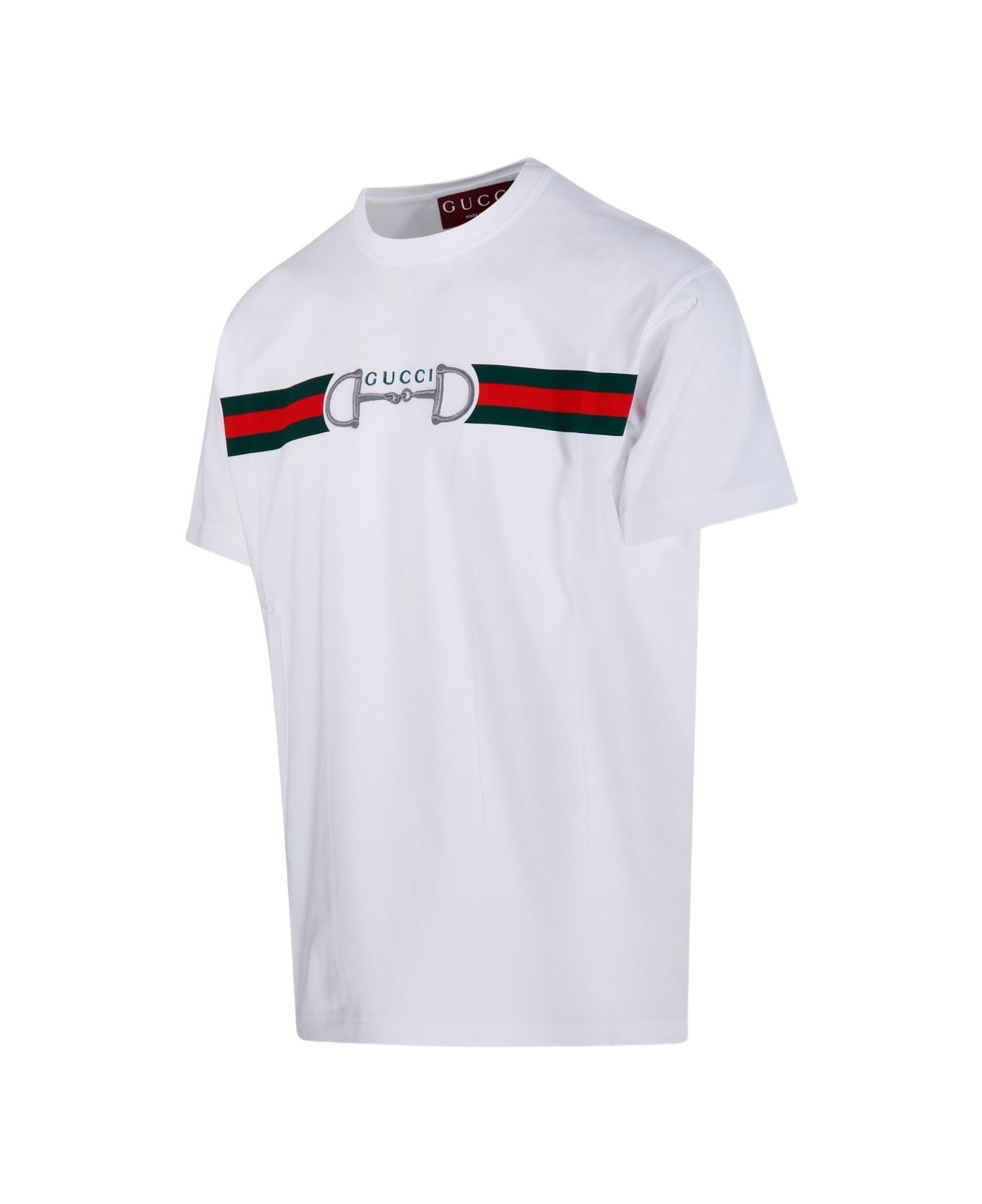 Gucci Logo Cotton T-shirt - White