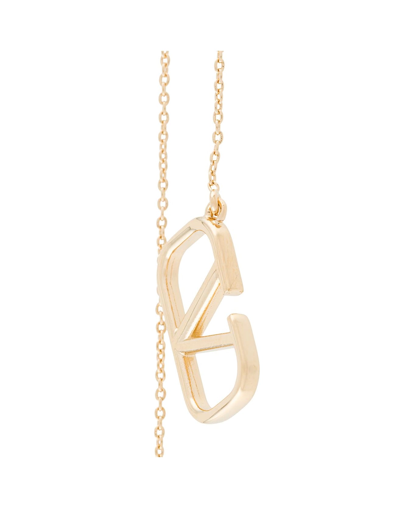 Valentino Garavani Vlogo Pendant Earrings - Golden