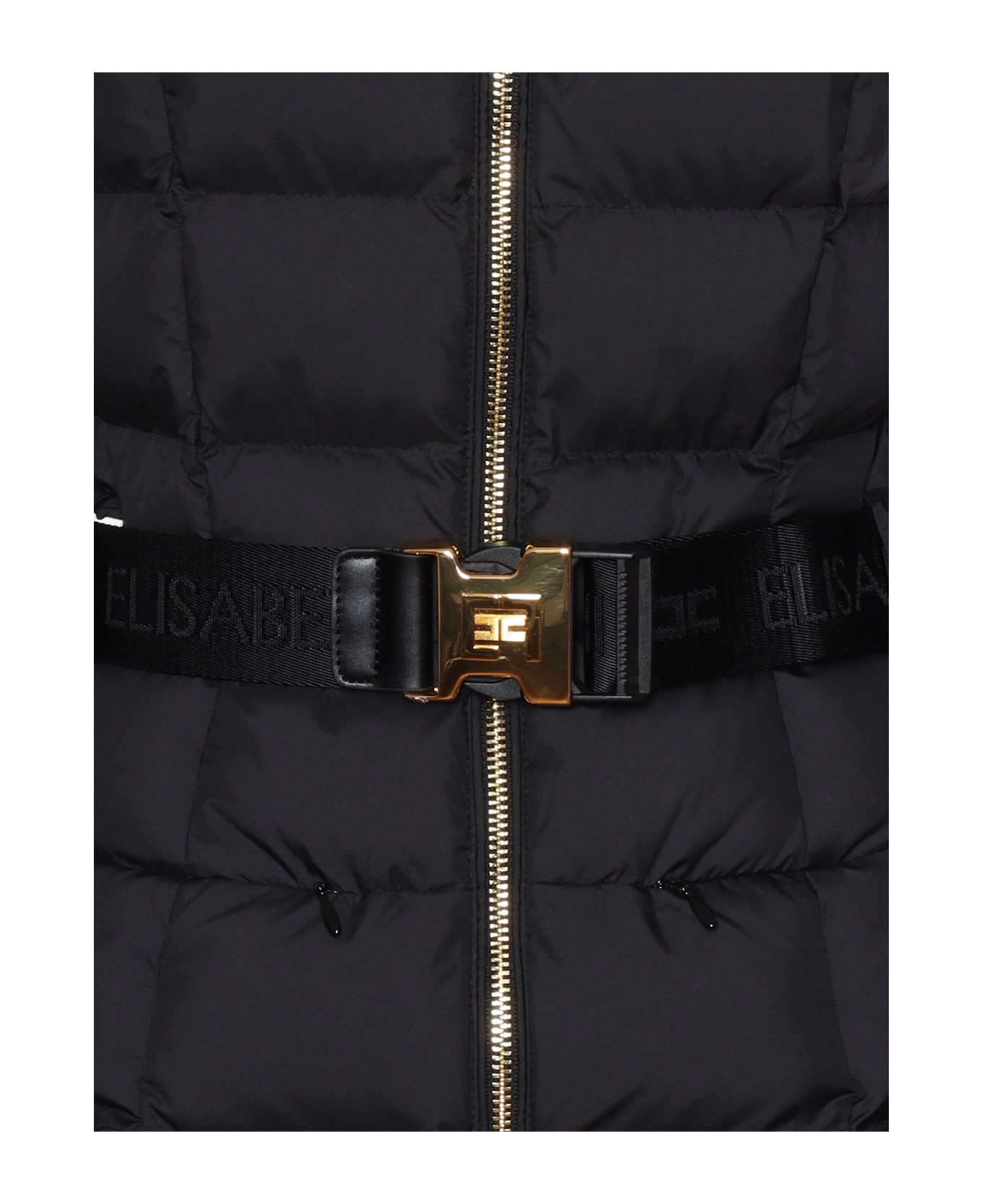 Elisabetta Franchi Padded Jacket - BLACK