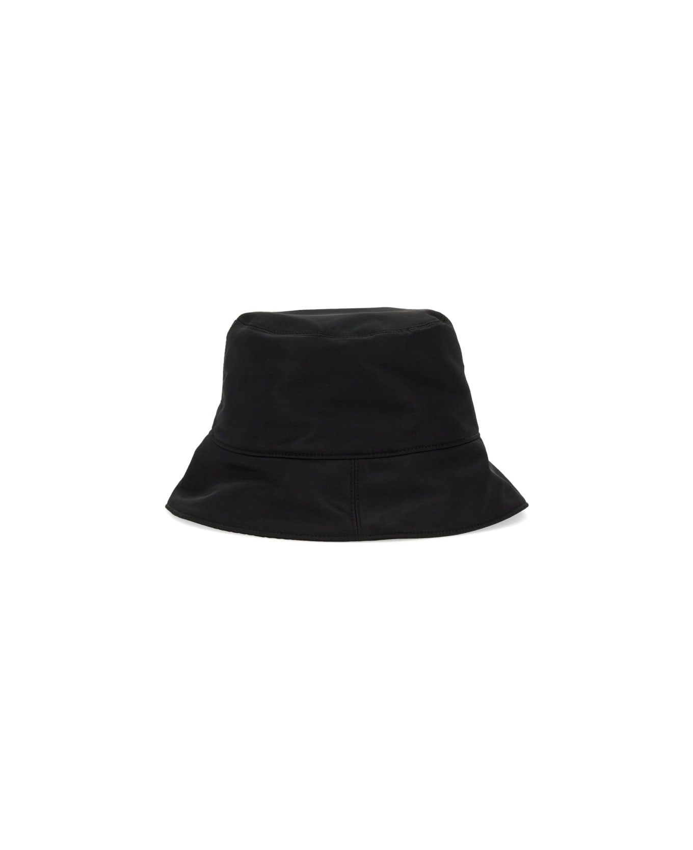 Off-White Bucket Hat With Logo - BLACK