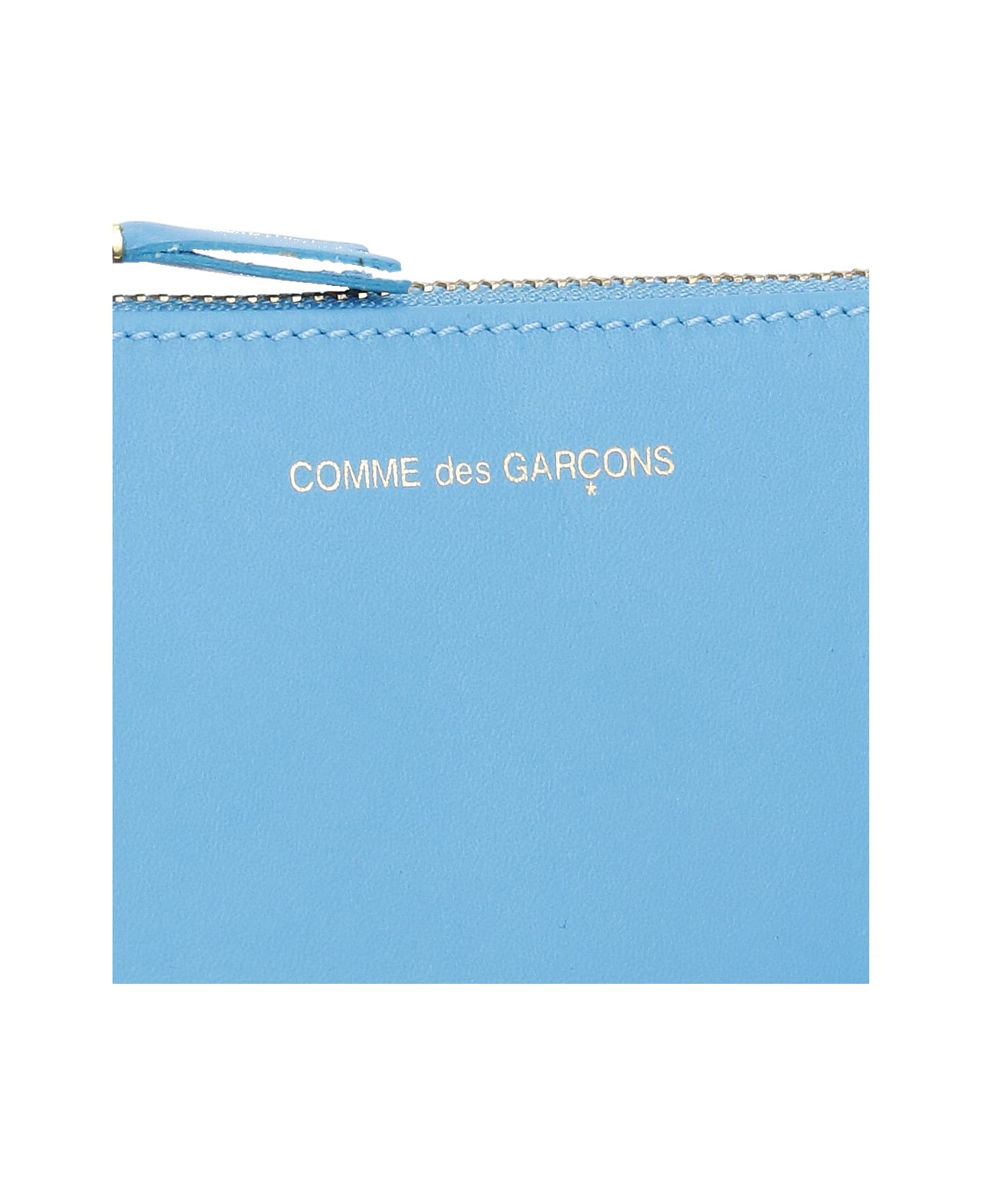 Comme des Garçons Wallet Wallet With Logo - Light Blue 財布