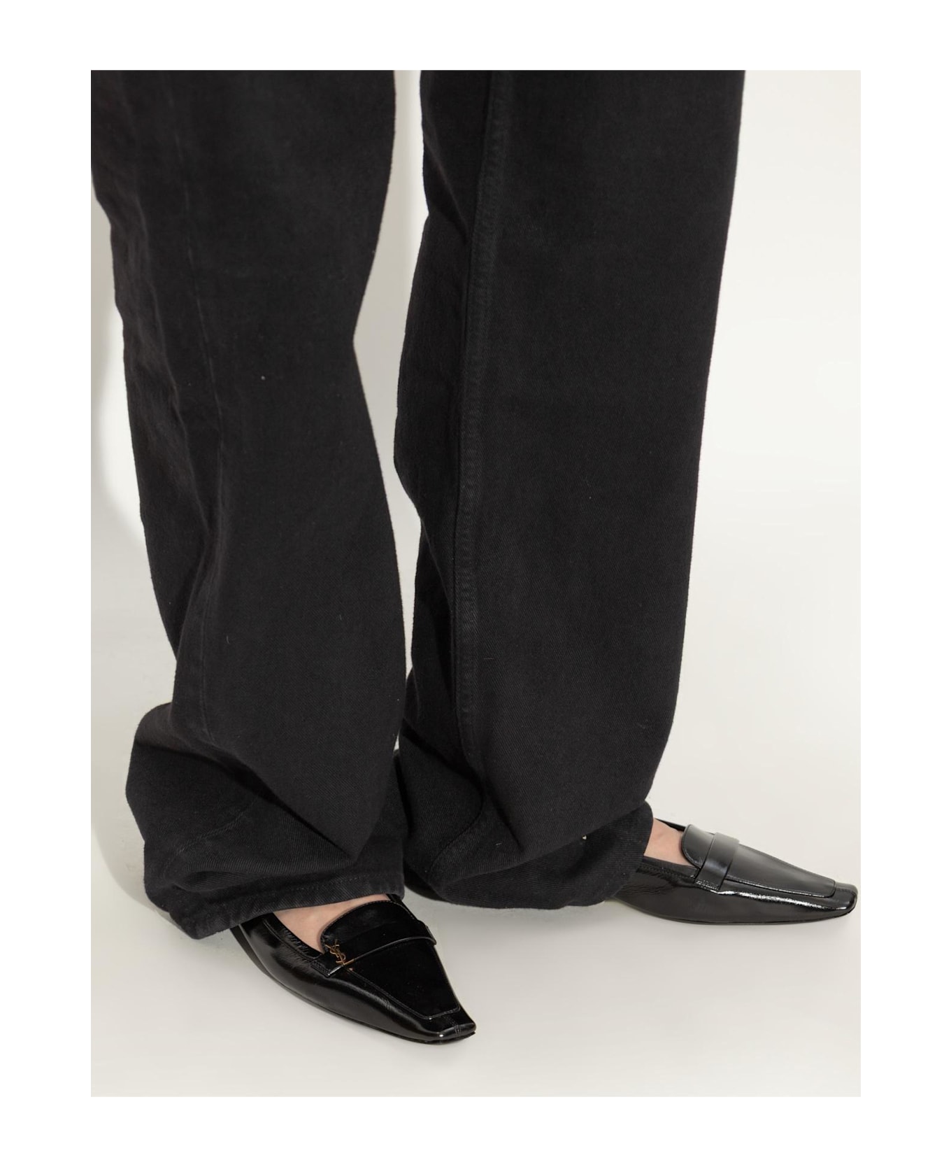Saint Laurent Ballet Flats Poppy - Black