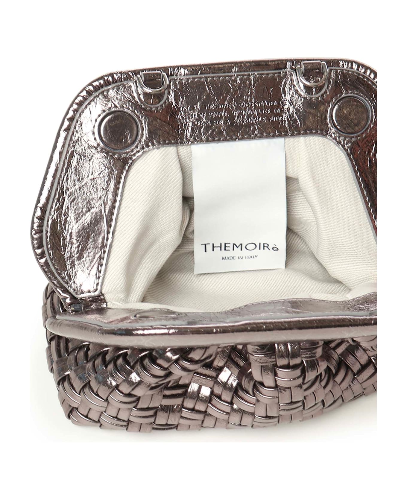 THEMOIRè Micro-woven Tia Bags - DARK SILVER