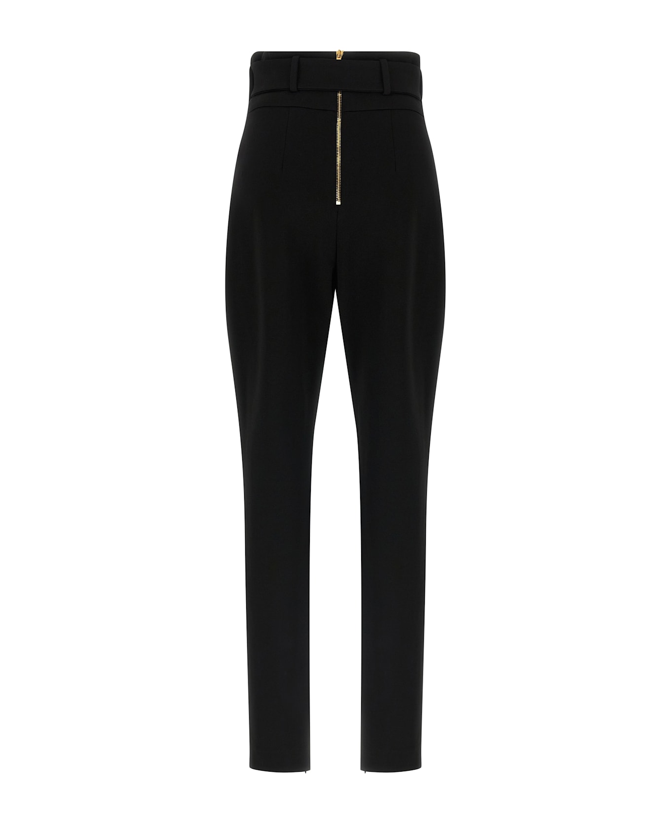Balmain Belted Pants - Black  