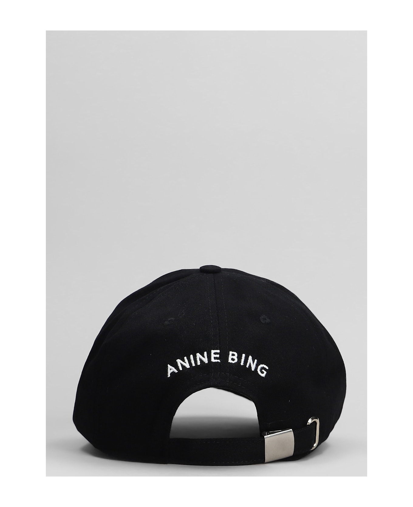 Anine Bing Jeremy Hats In Black Cotton - black