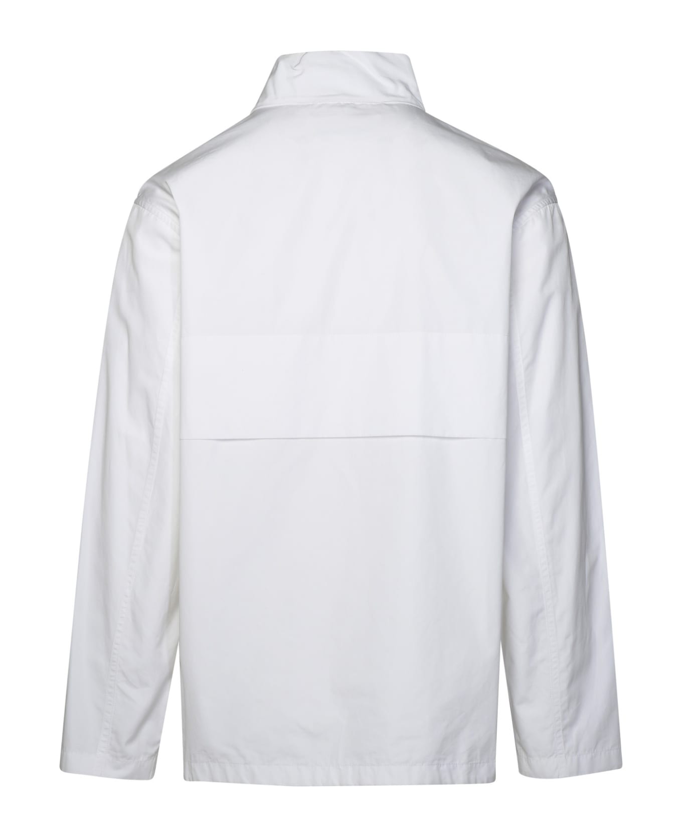 Jil Sander White Cotton Jacket - White