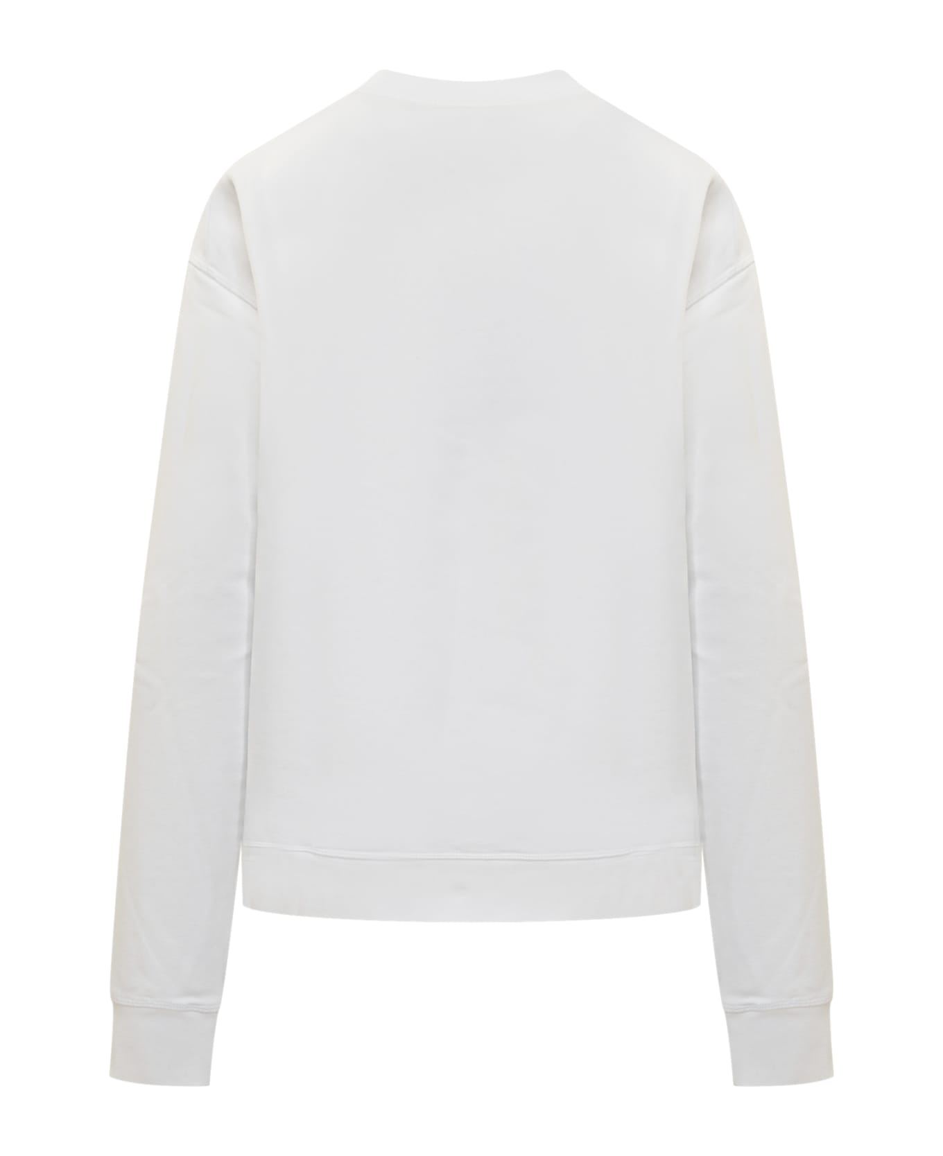 Dsquared2 Icon Blur Fit Crew - WHITE-PINK FLUO