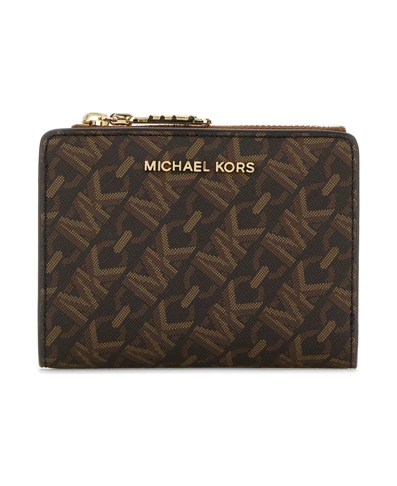 Michael Kors Printed Canvas Empire Wallet - BRNLUGGAGE