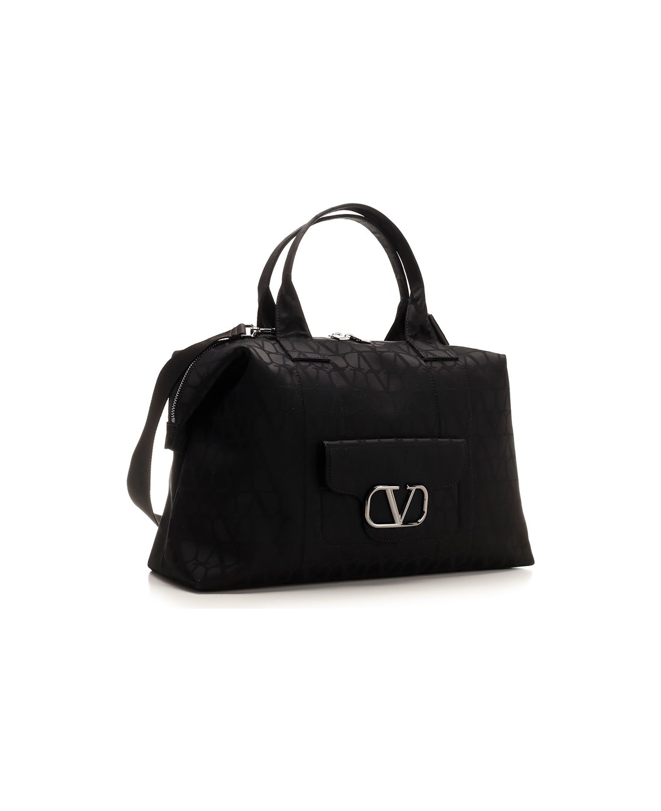 Valentino Garavani Toile Iconographe Bag - Black