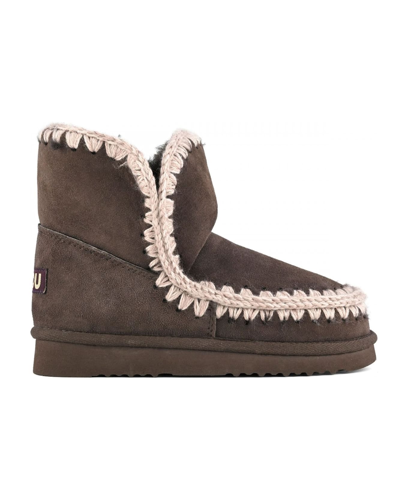 Mou Brown Double-face Sheepskin Eskimo 18 - Brown