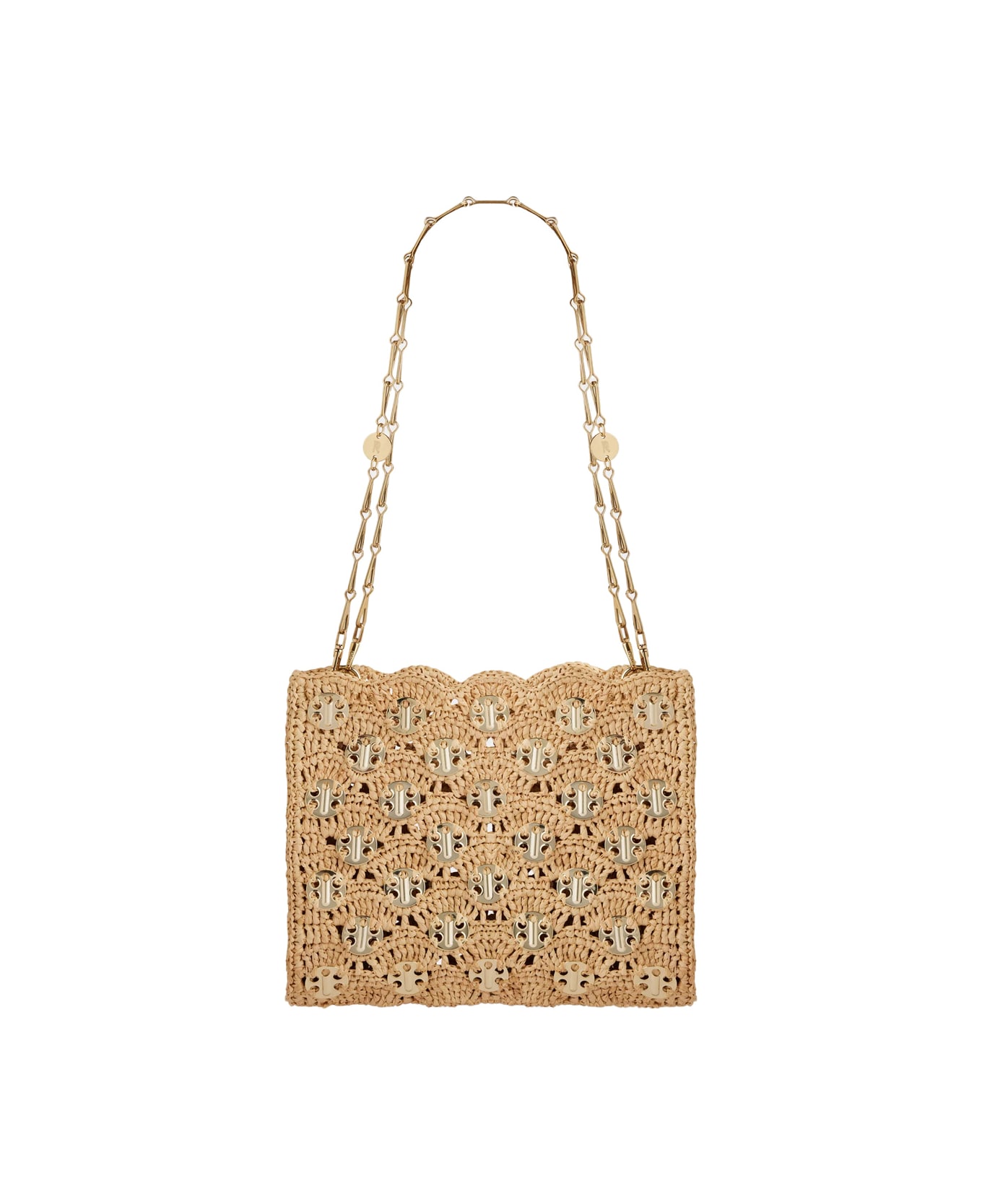 Paco Rabanne 1969 Square Shoulder Bag With All-over Logo