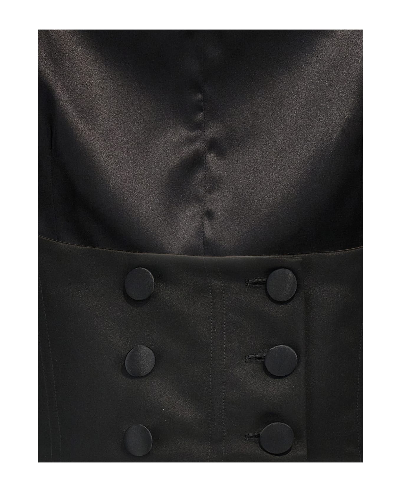 Dolce & Gabbana Tuxedo Gilet - Black