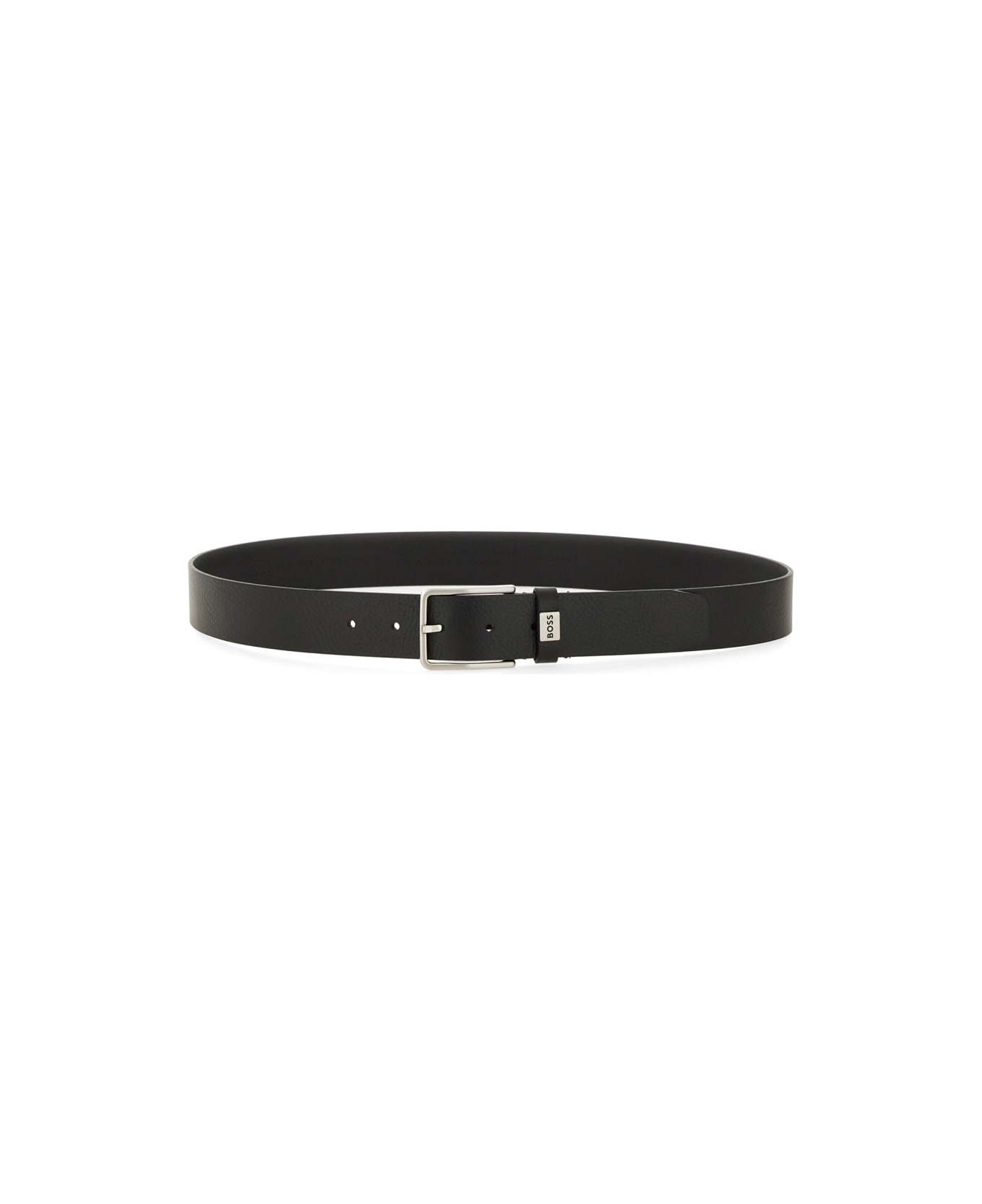Hugo Boss Leather Belt - BLACK
