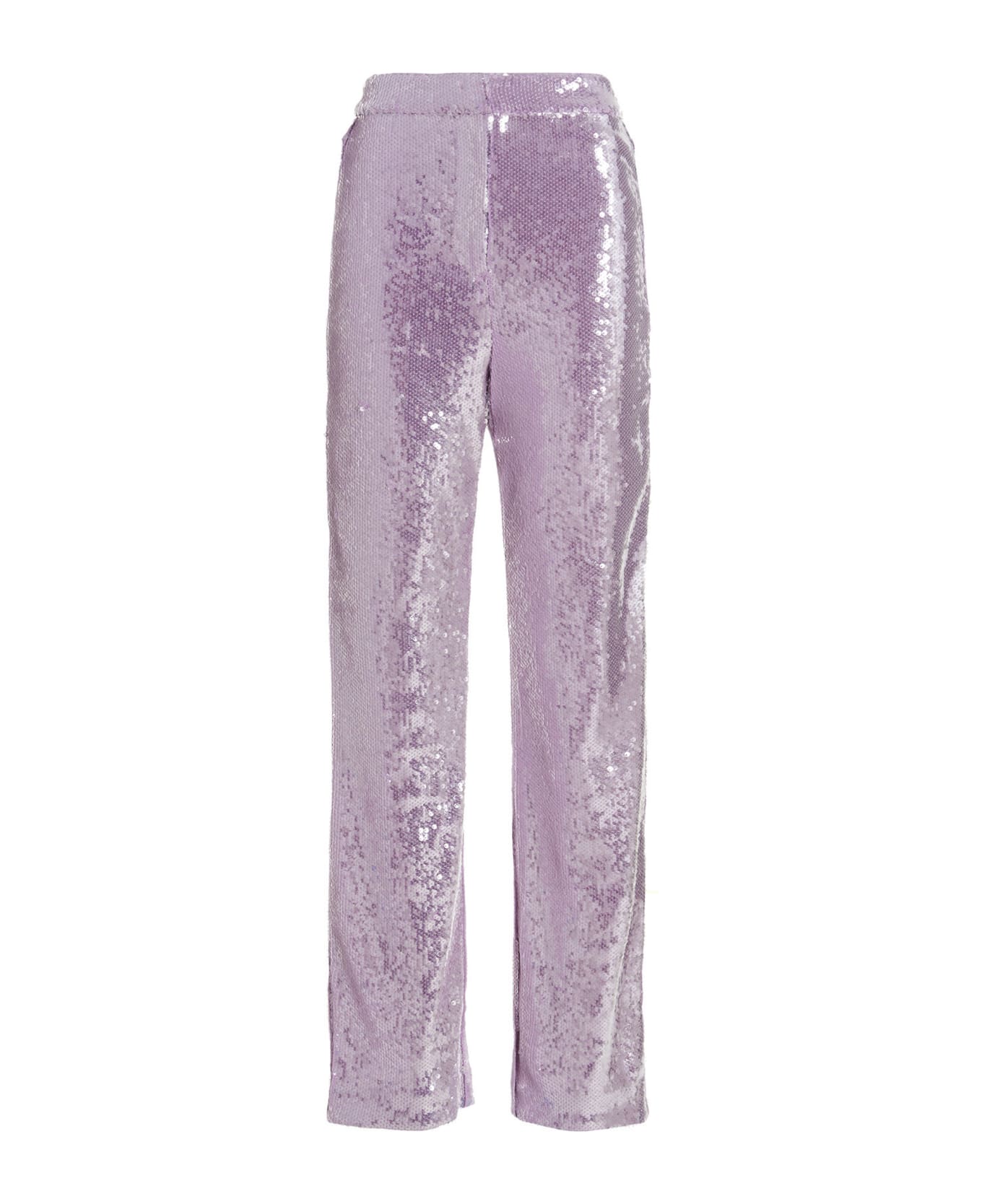 Rotate by Birger Christensen Sequin Pants - Purple ボトムス