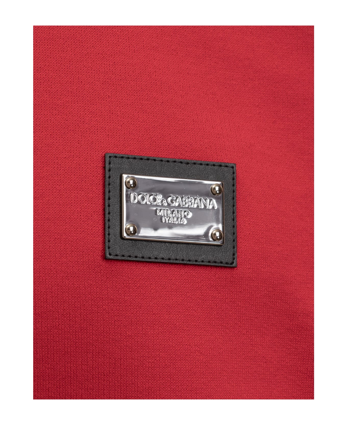 Dolce & Gabbana Sweatshirt With Logo - ROSSO BRILLANTE