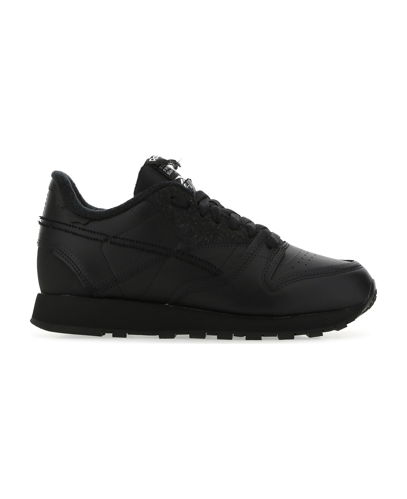 Reebok Black Leather And Fabric Project 0 Cl Memory Of Sneakers - BLACKFTWWHTBLACK