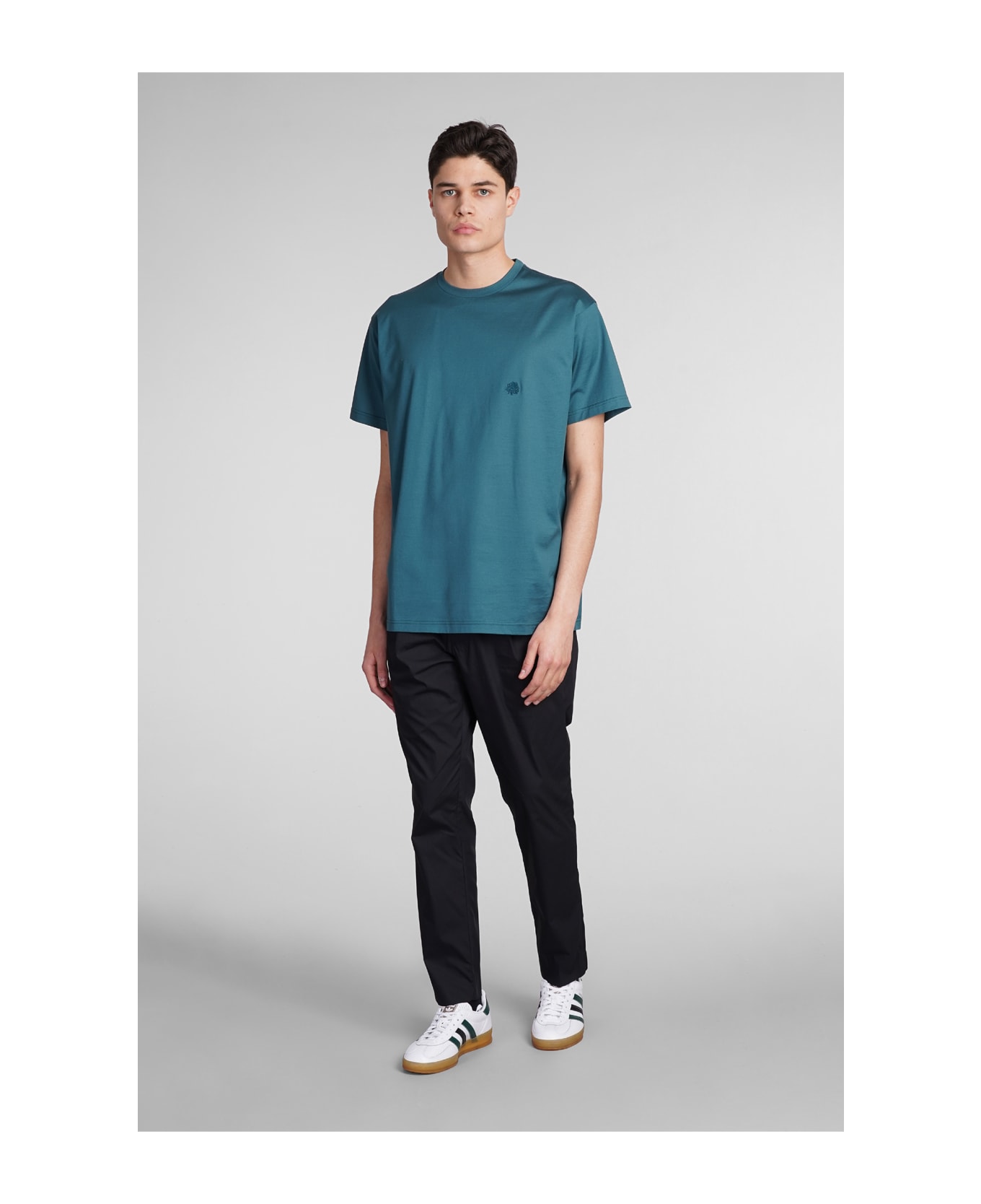Low Brand B150 Rose T-shirt In Green Cotton - green