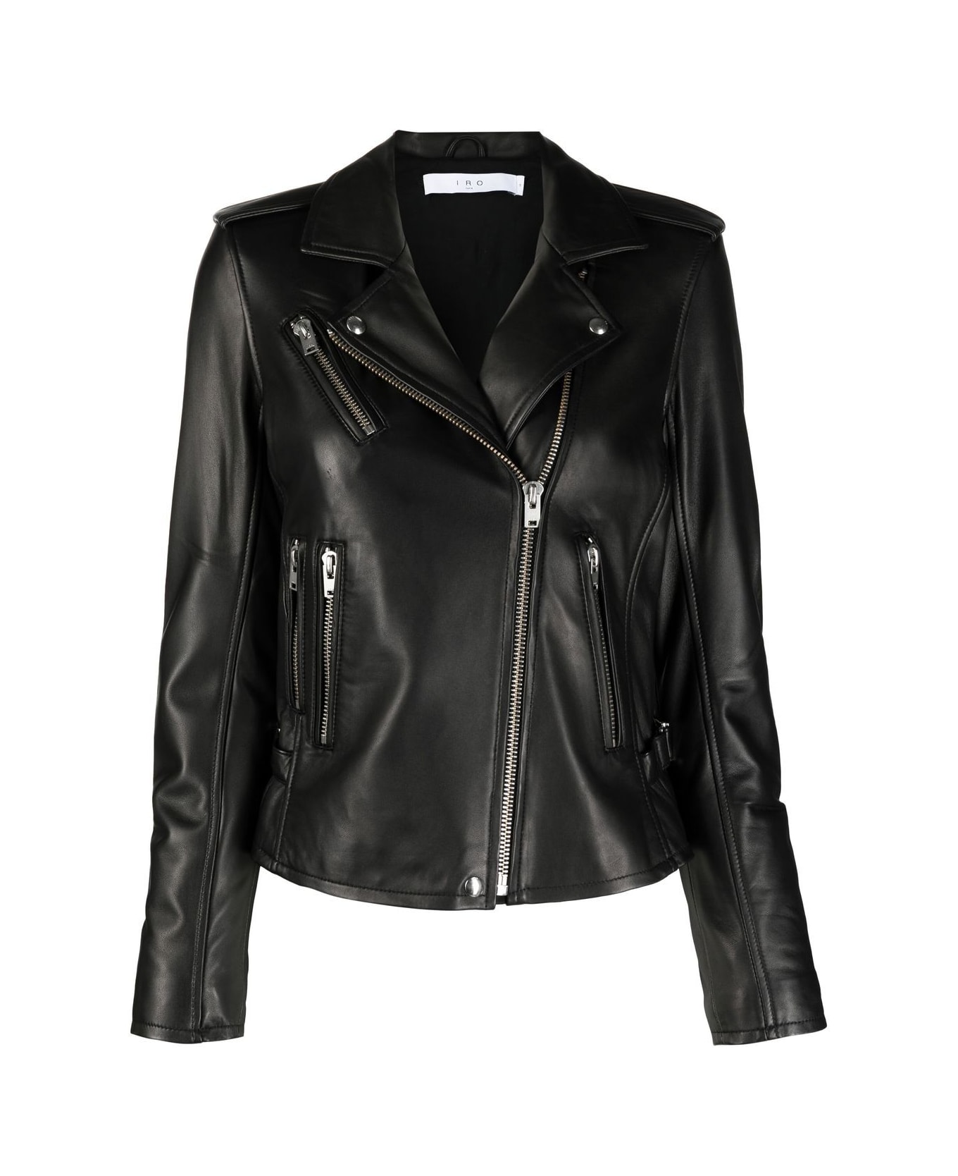 IRO Newhan Leather Jacket - Black