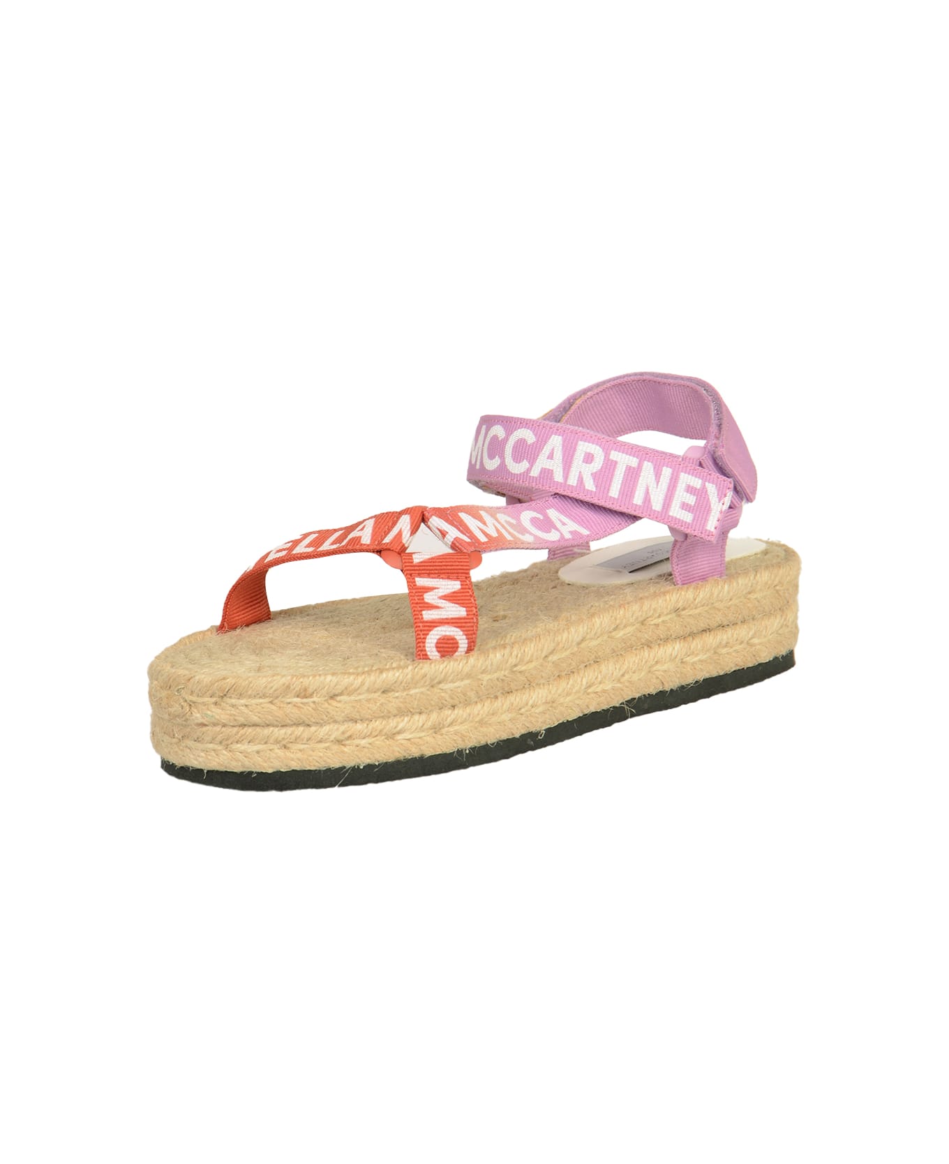 Stella McCartney Kids Logo Strap Sandals - COLOURFUL