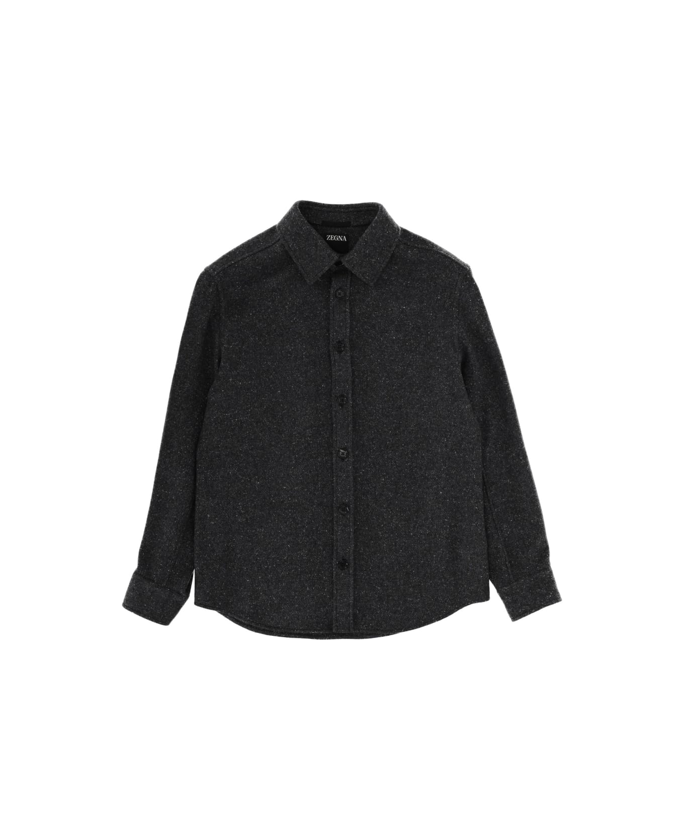Zegna Cashmere And Silk Overshirt - GREY
