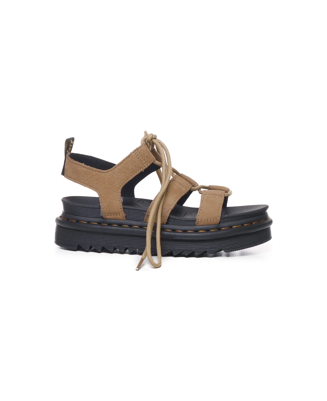 Dr. Martens Nartilla Sandals In Tumbled Leather - Tan サンダル