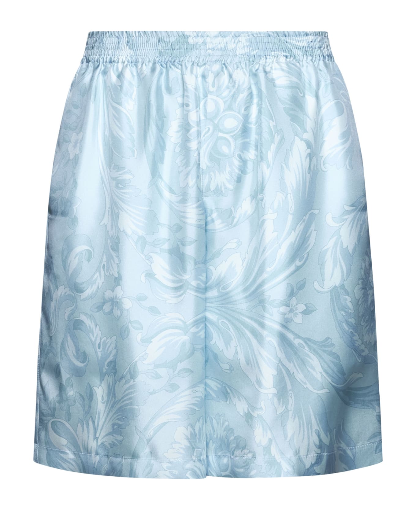 Versace Barocco Shorts - Pale blue