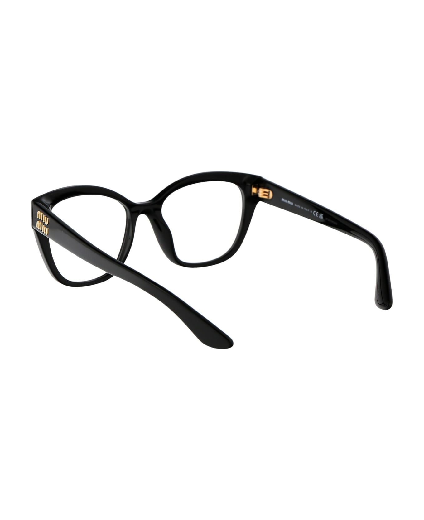 Miu Miu Eyewear 0mu 05xv Glasses - 1AB1O1 BLACK