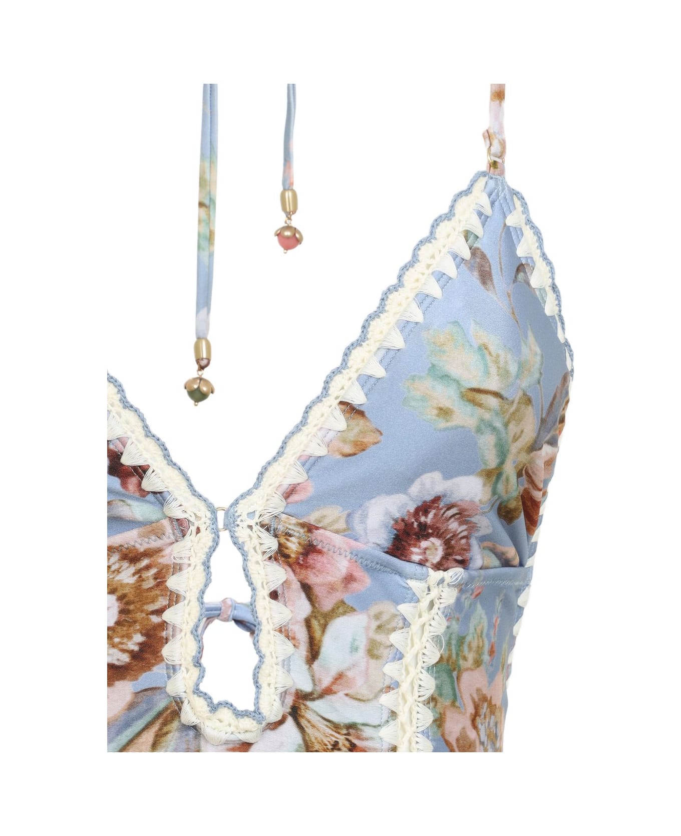 Zimmermann Awaken Swimsuit - Clear Blue 水着