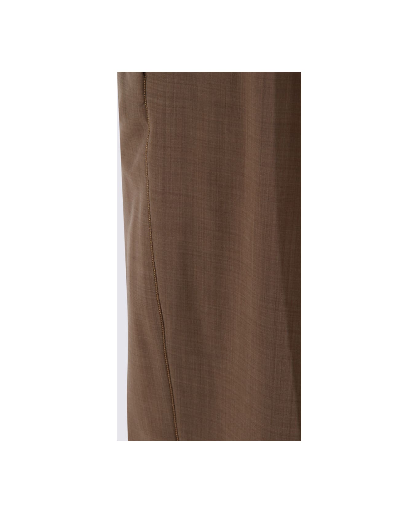 Fabiana Filippi Camel Wool Pants - ACERO