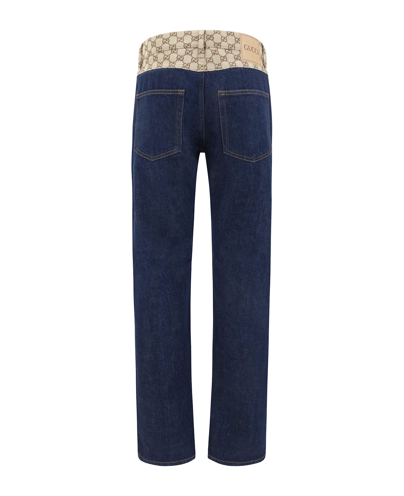 Gucci New Tapered Jeans - Dark Blue/mix