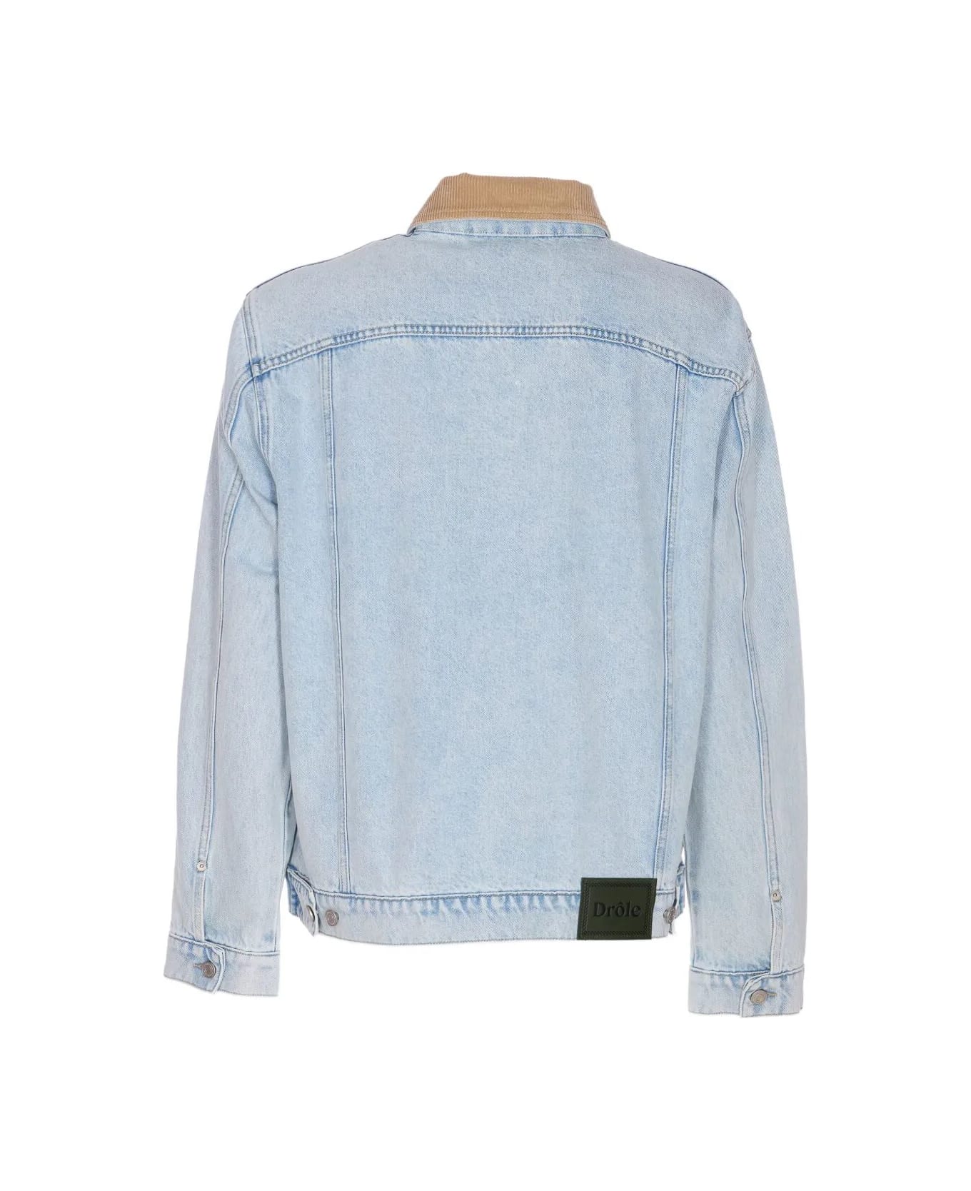 Drôle de Monsieur La Veste Jean Delave - Lbe Light Blue