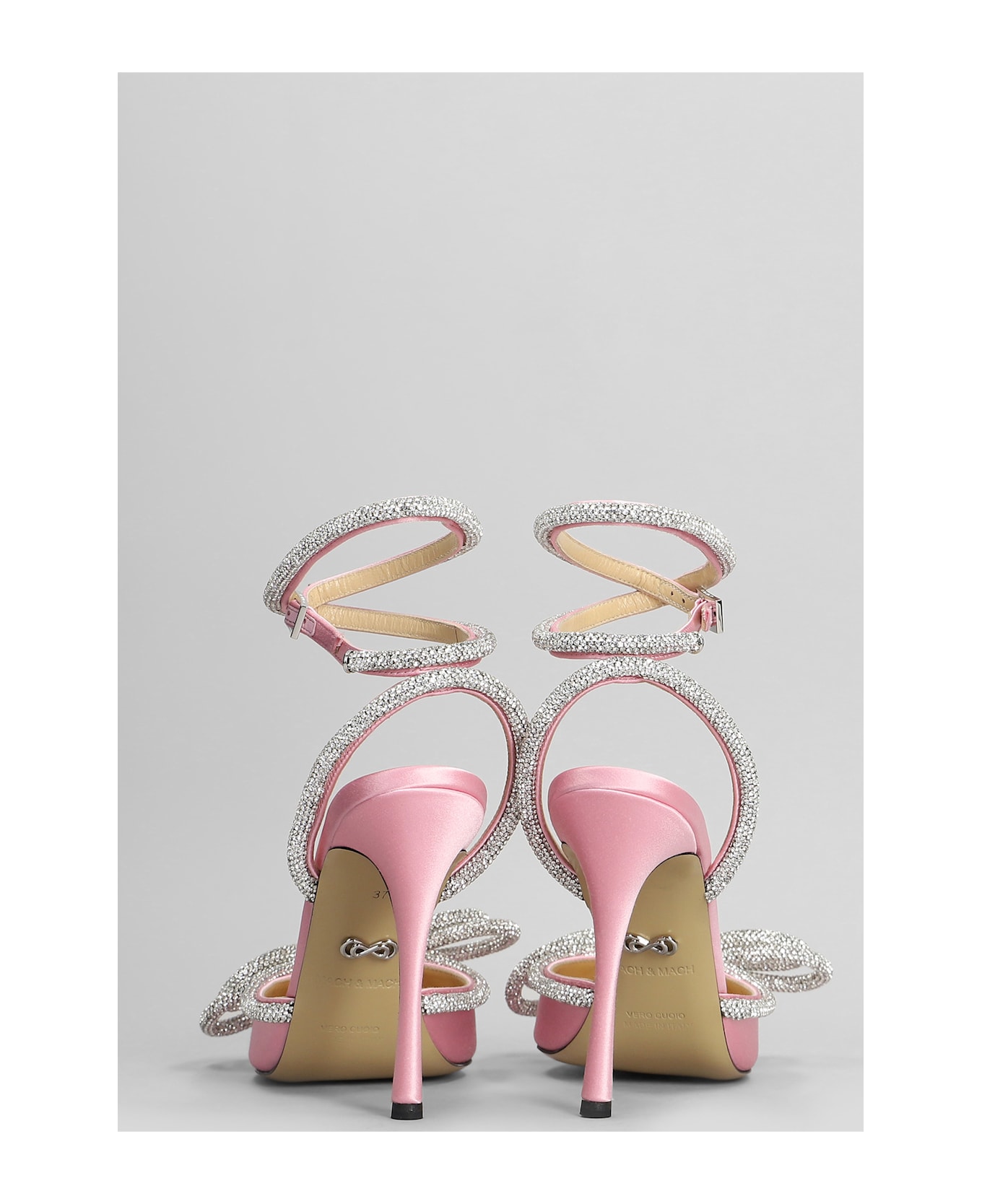 Mach 
Mach Pumps In Rose-pink Silk - rose-pink