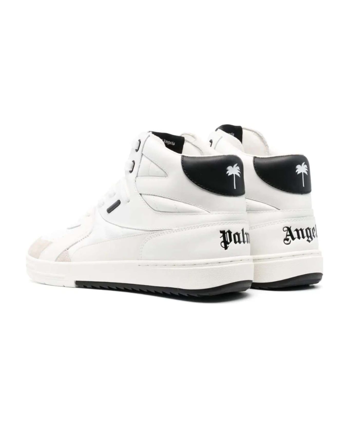 Palm Angels Logo Lace-up Sneakers - Bianco スニーカー