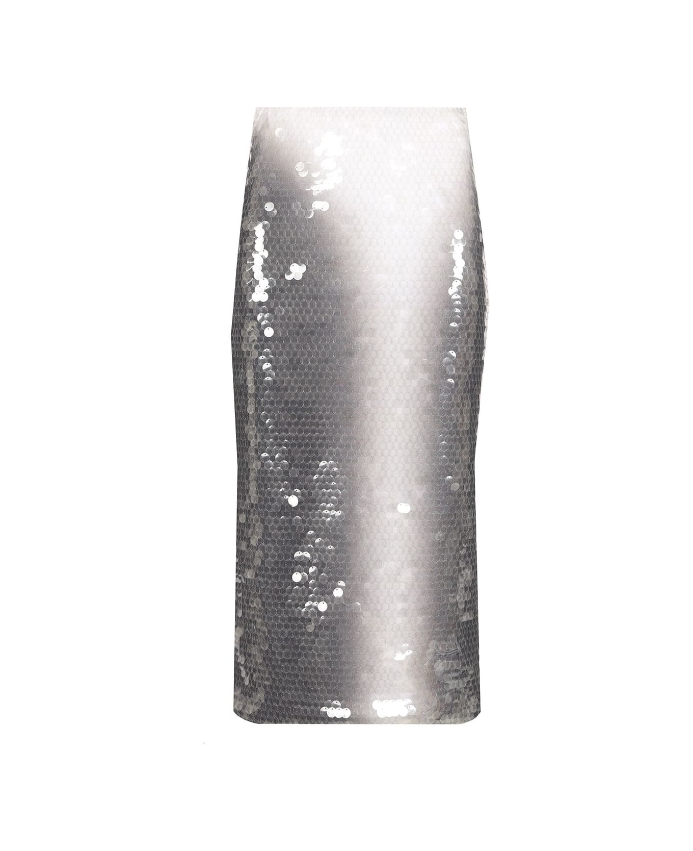 SportMax Midi Sequin Skirt - BLACK