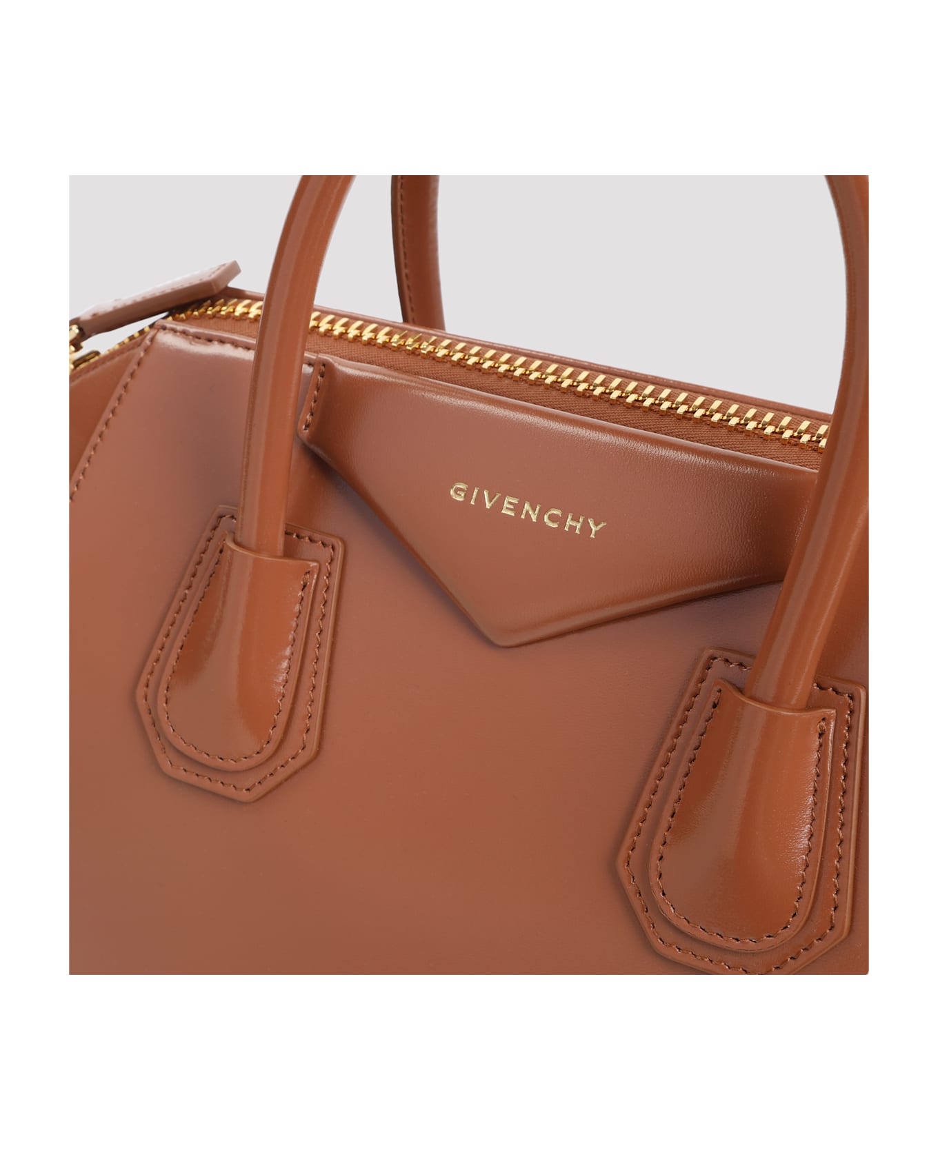 Givenchy Antigona Small Handbag - Caramel Brown