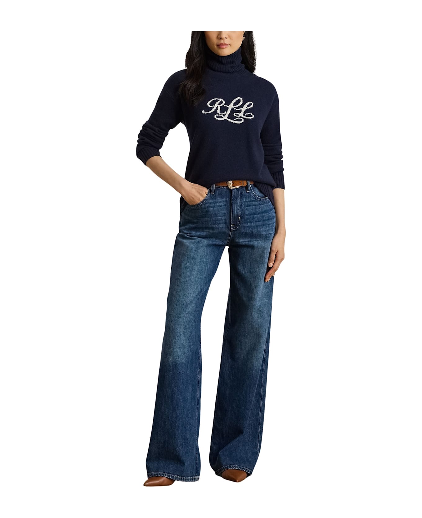 Ralph Lauren Jamarni Long Sleeve Pullover - Lauren Navy