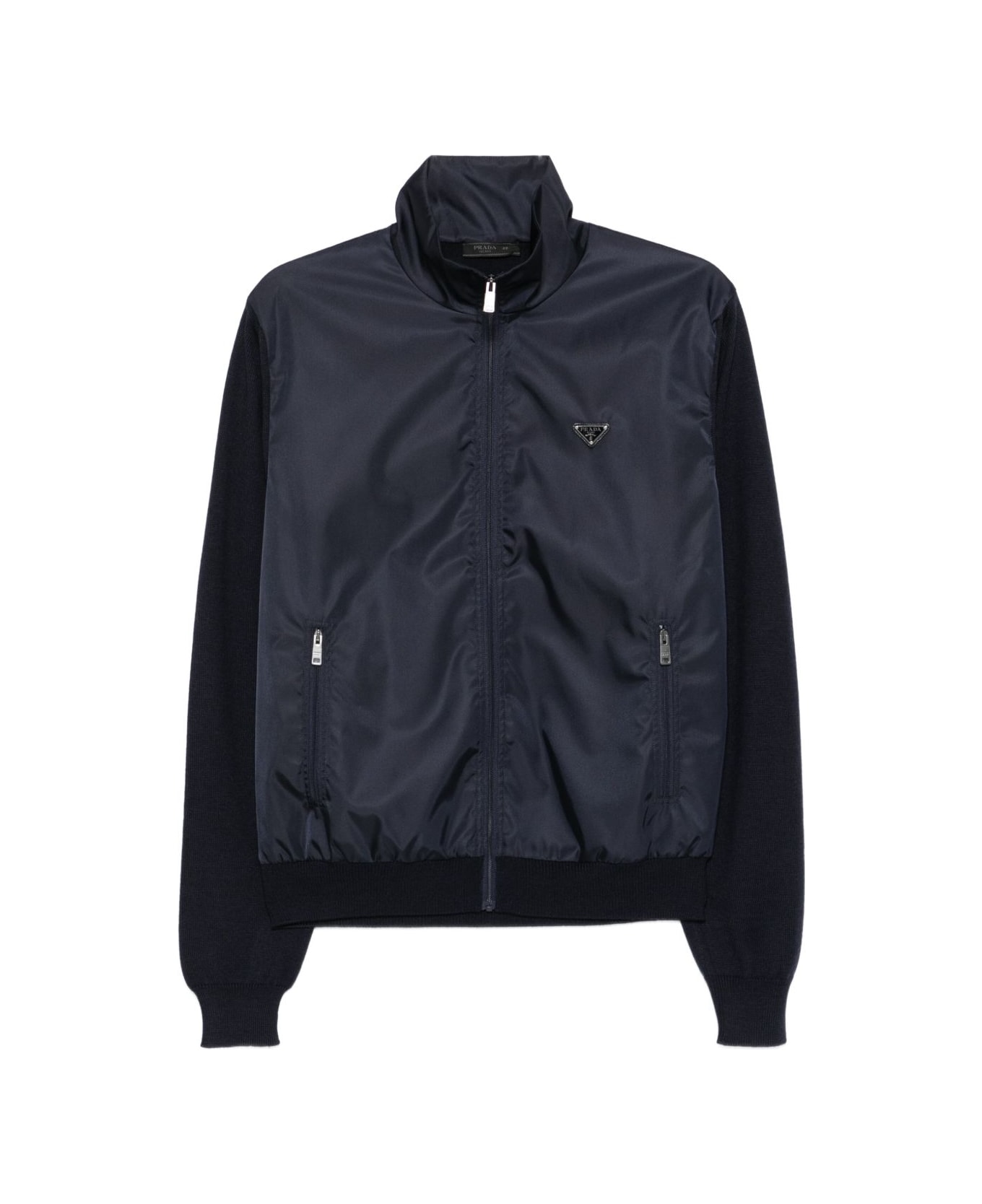 Prada Jacket With Appliqué - Blue
