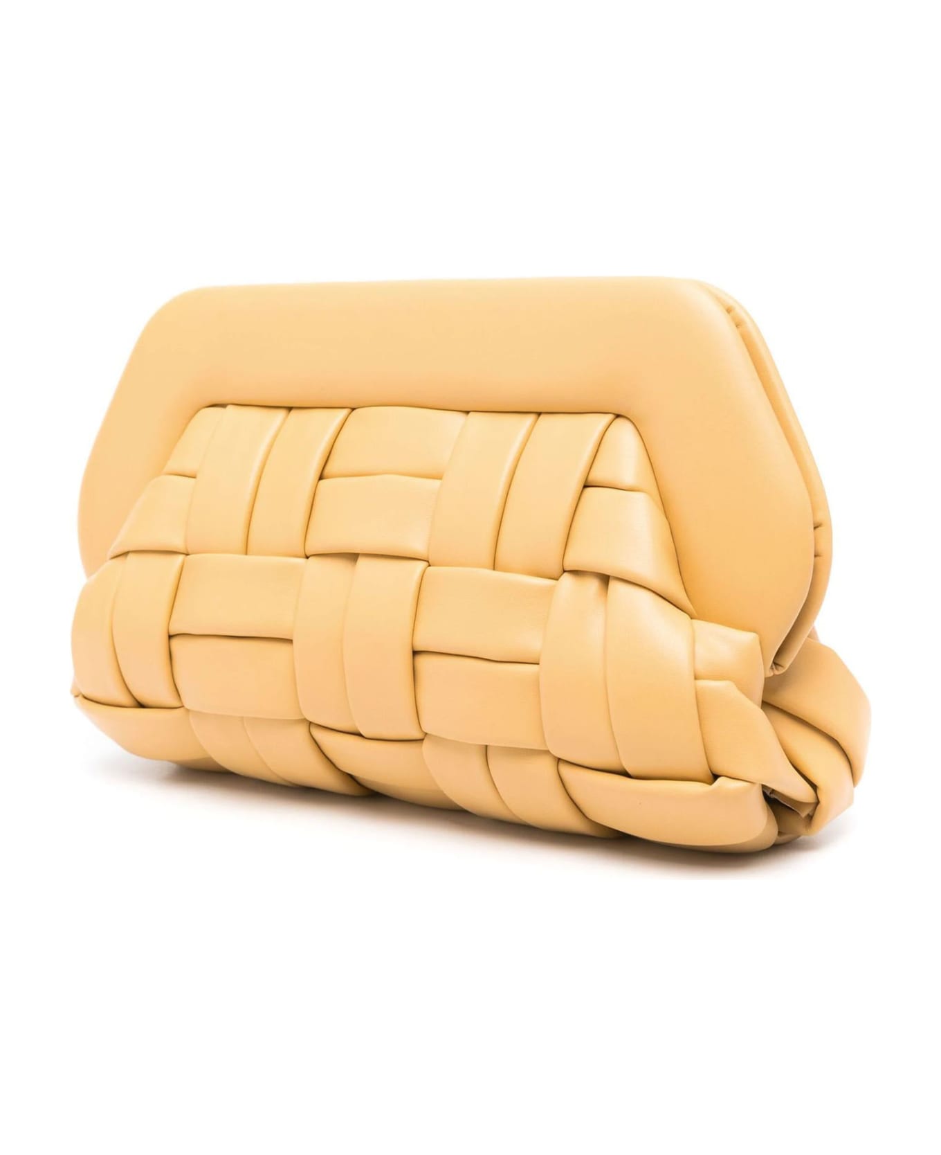 THEMOIRè Chaitea Yellow Bios Weaved Clutch Bag - Yellow