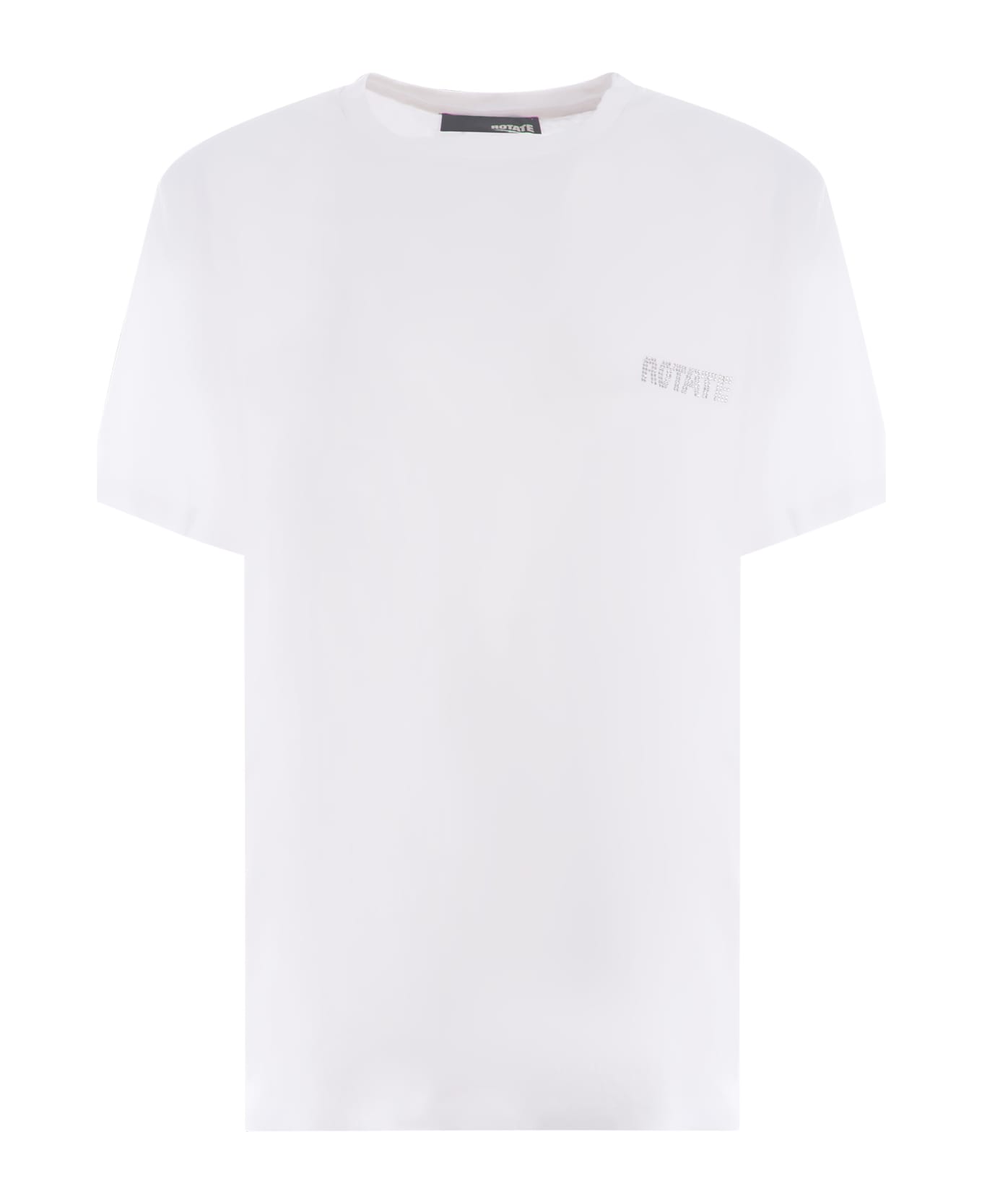 Rotate by Birger Christensen T-shirt Rotate "heart" In Cotton - Bianco