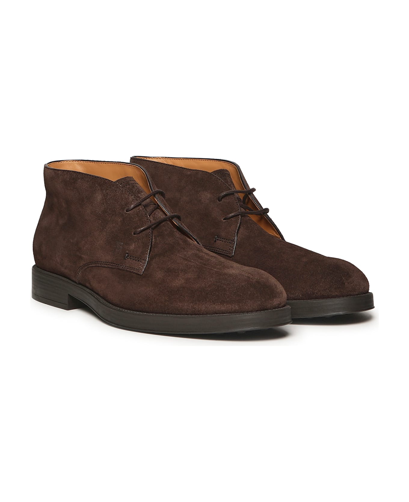 Tod
s Suede Ankle Boot - Brown