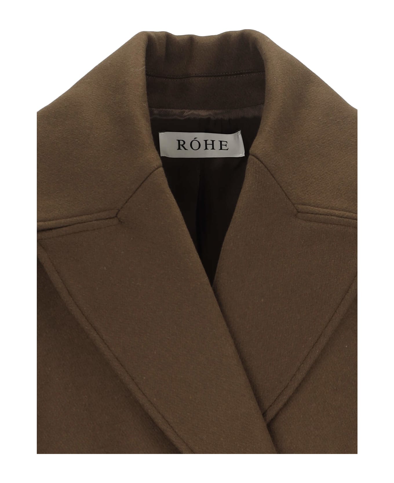 Róhe Oversized Double-breasted Coat - Brown