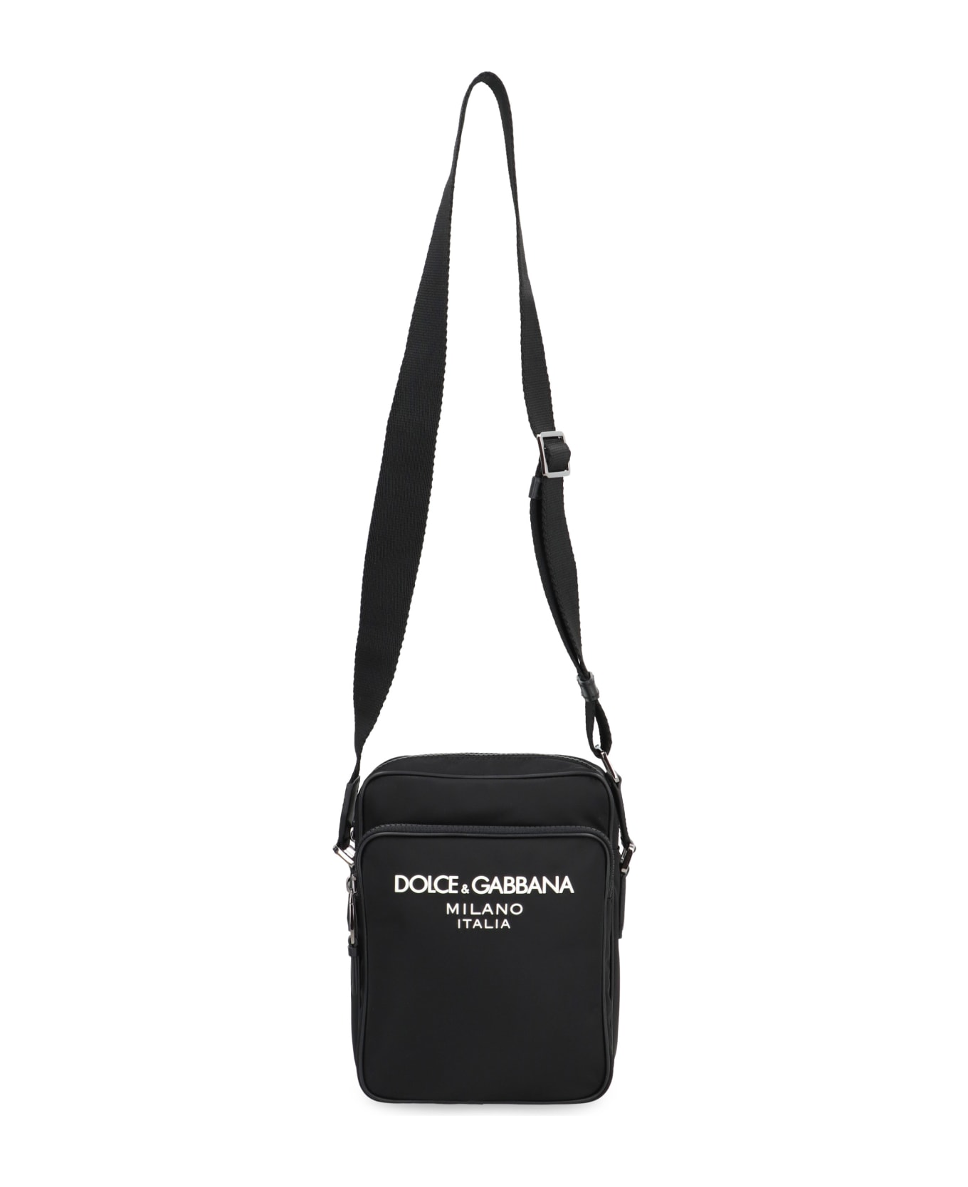 Dolce & Gabbana Nylon Messenger Bag - black