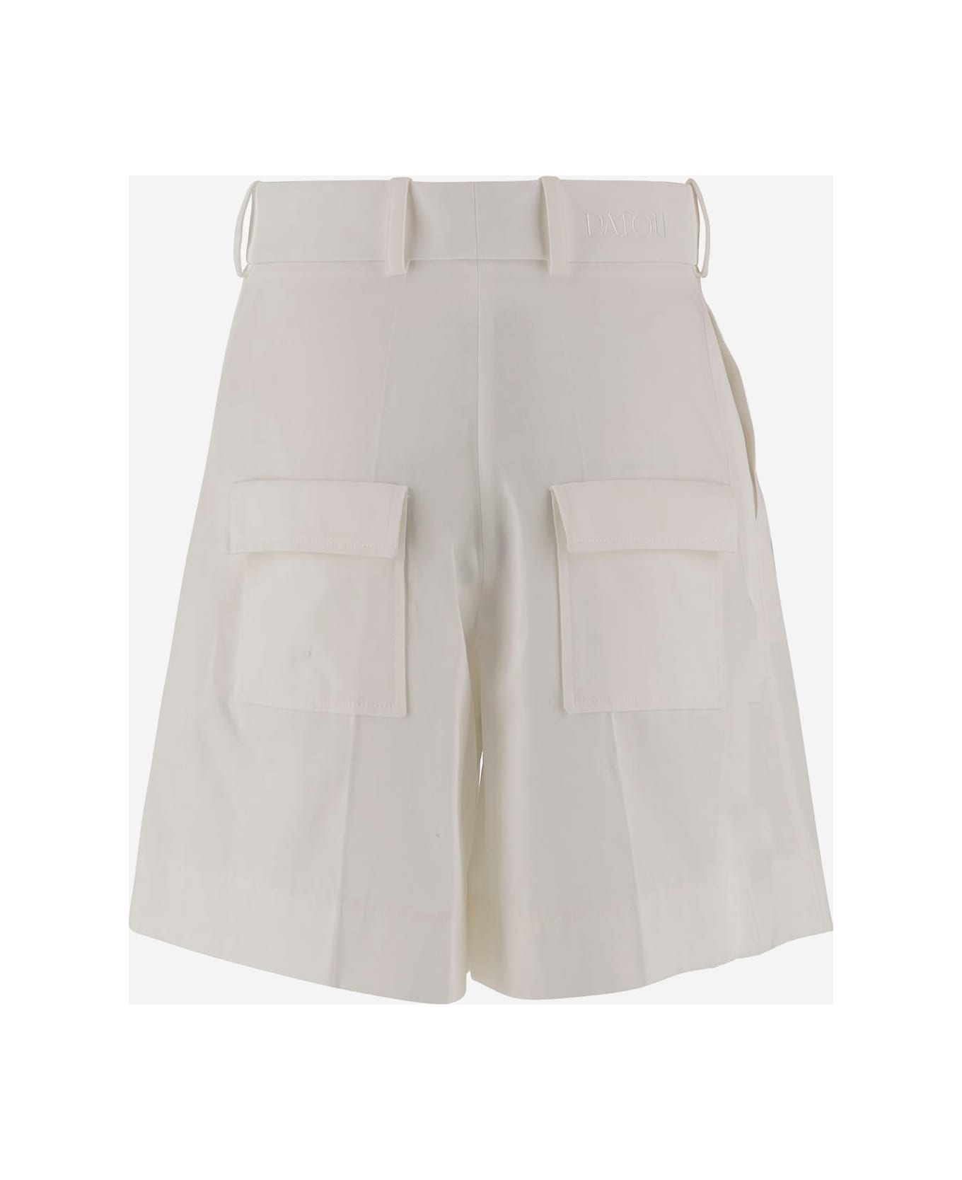Patou Cotton Shorts - White